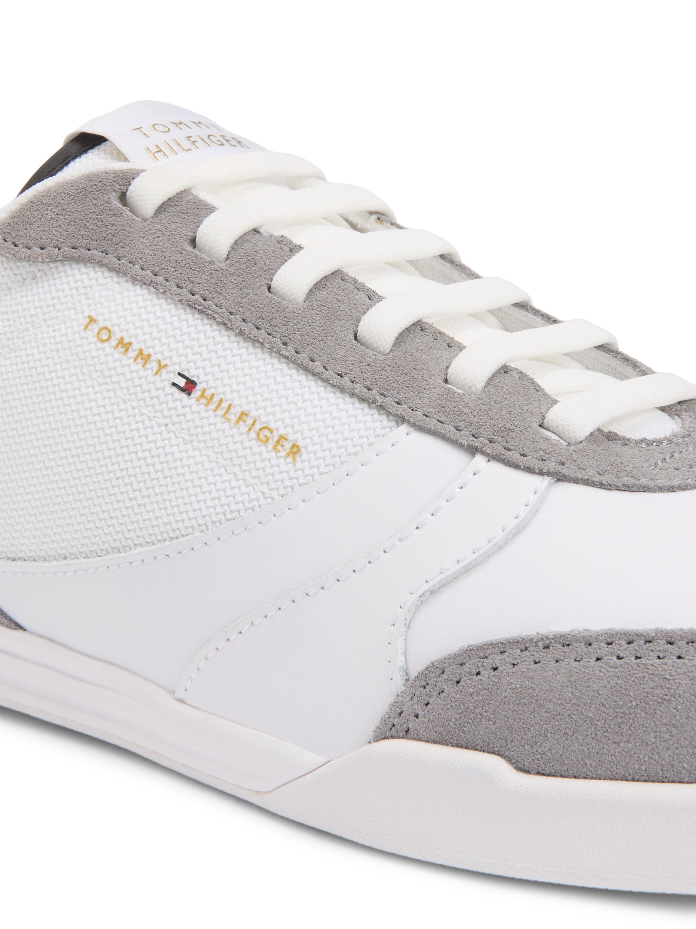 Tommy Hilfiger Slip-On Sneaker »LOPRO LTH MIX RWB«  Freizeitschuh, Halbschuh, Schlüpfschuh mit Kontrastbesatz an der Ferse