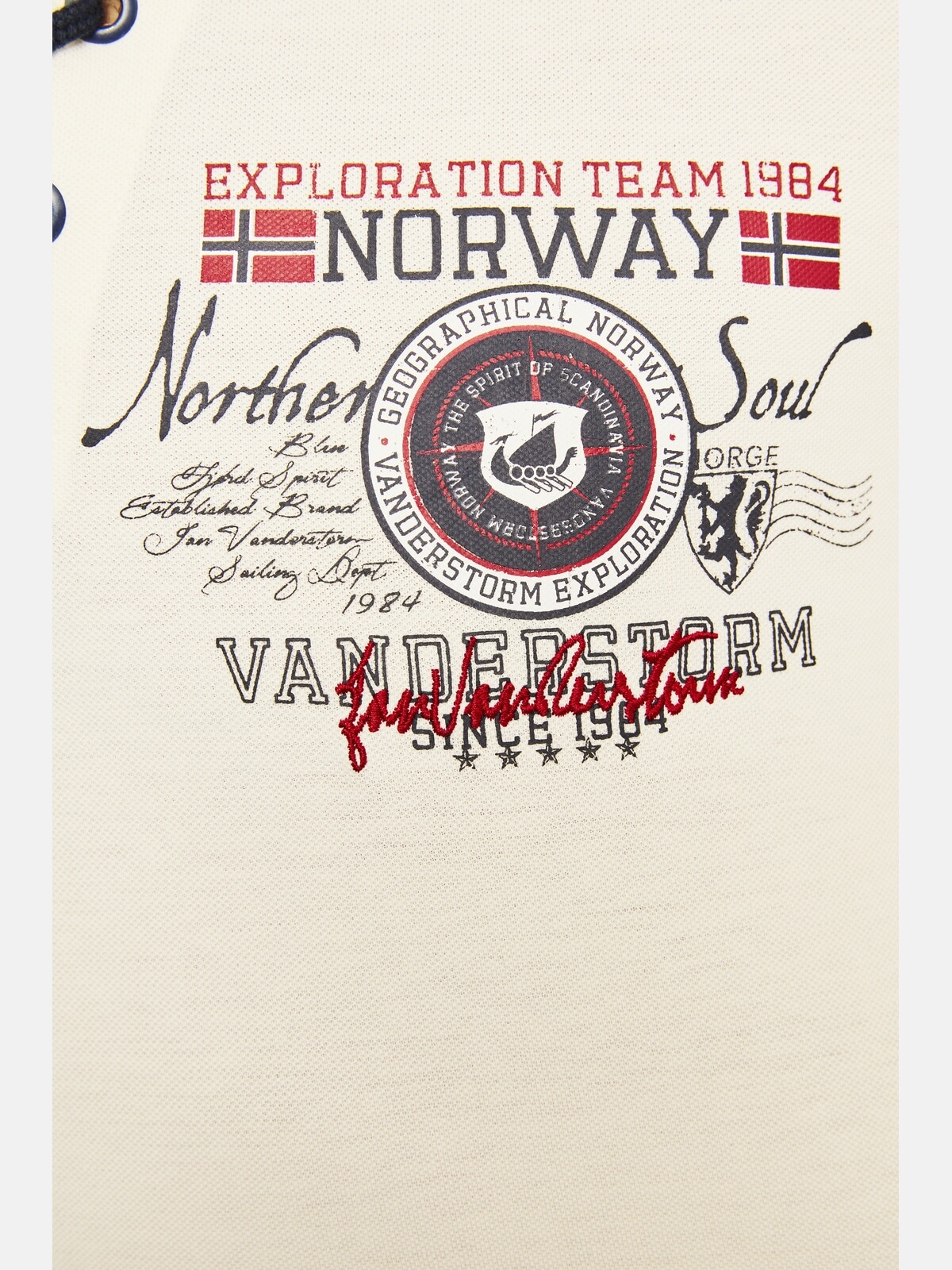 Jan Vanderstorm Poloshirt »Doppelpack Poloshirt ELJAR«, (2 tlg.), mit lässigen Saumschlitzen