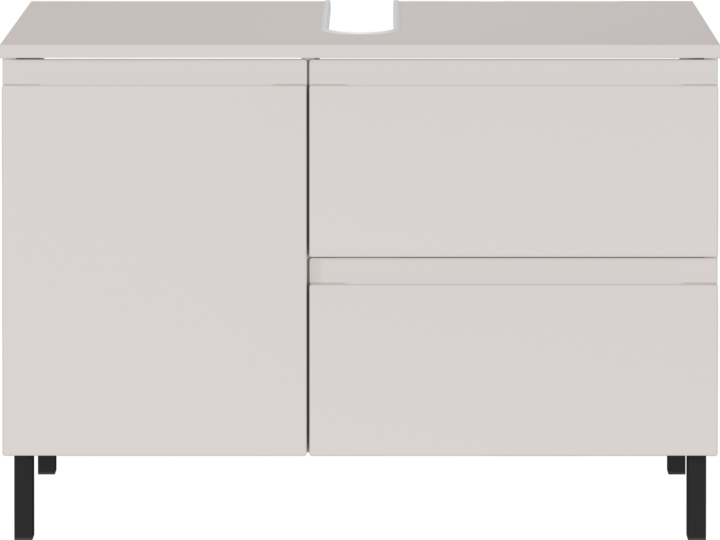 GERMANIA Waschbeckenunterschrank »Scantic«, (1 St.), mit Siphonausschnitt