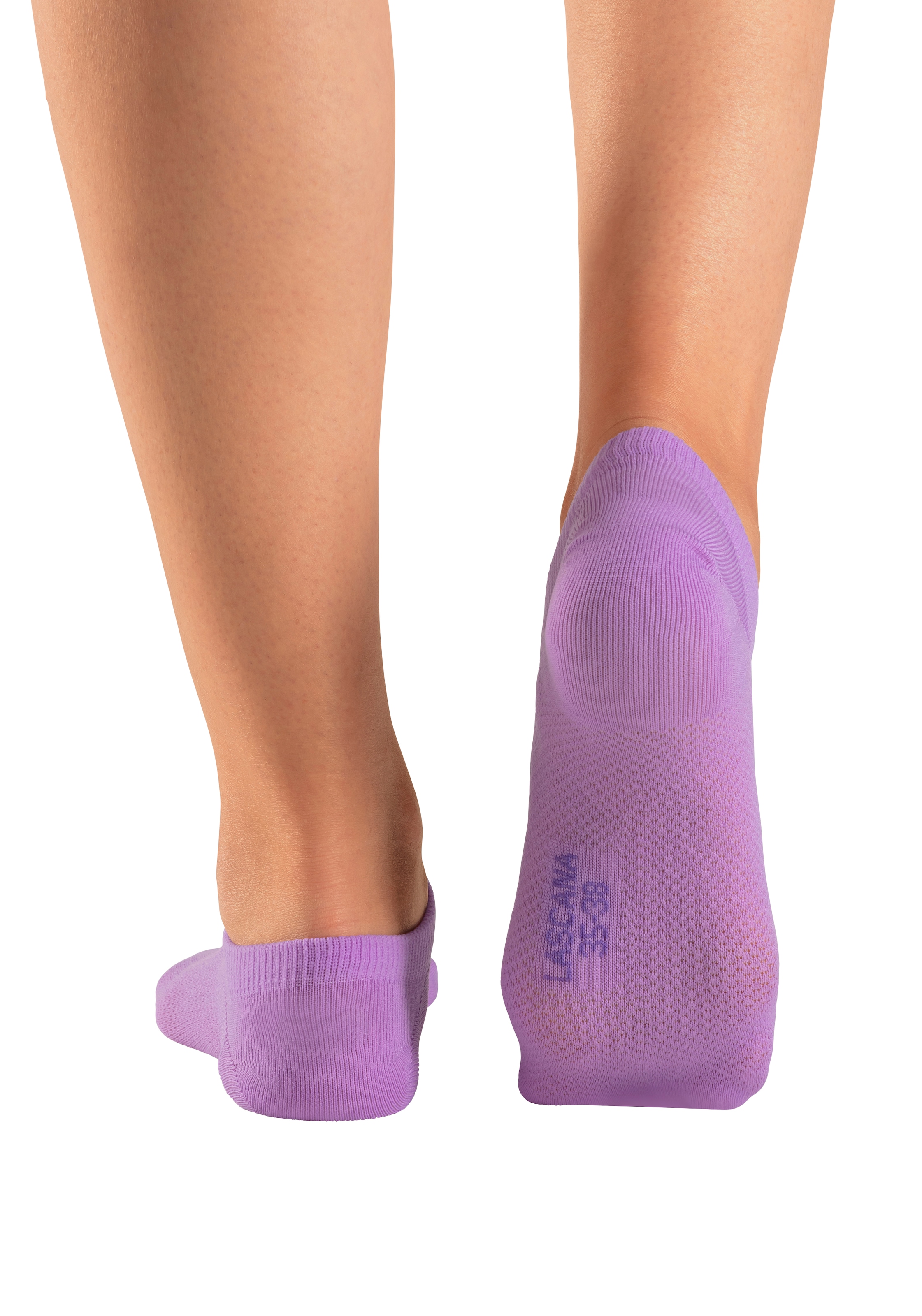 LASCANA ACTIVE Sneakersocken, (Packung, 7 Paar), mit Pikeestruktur und Silicon