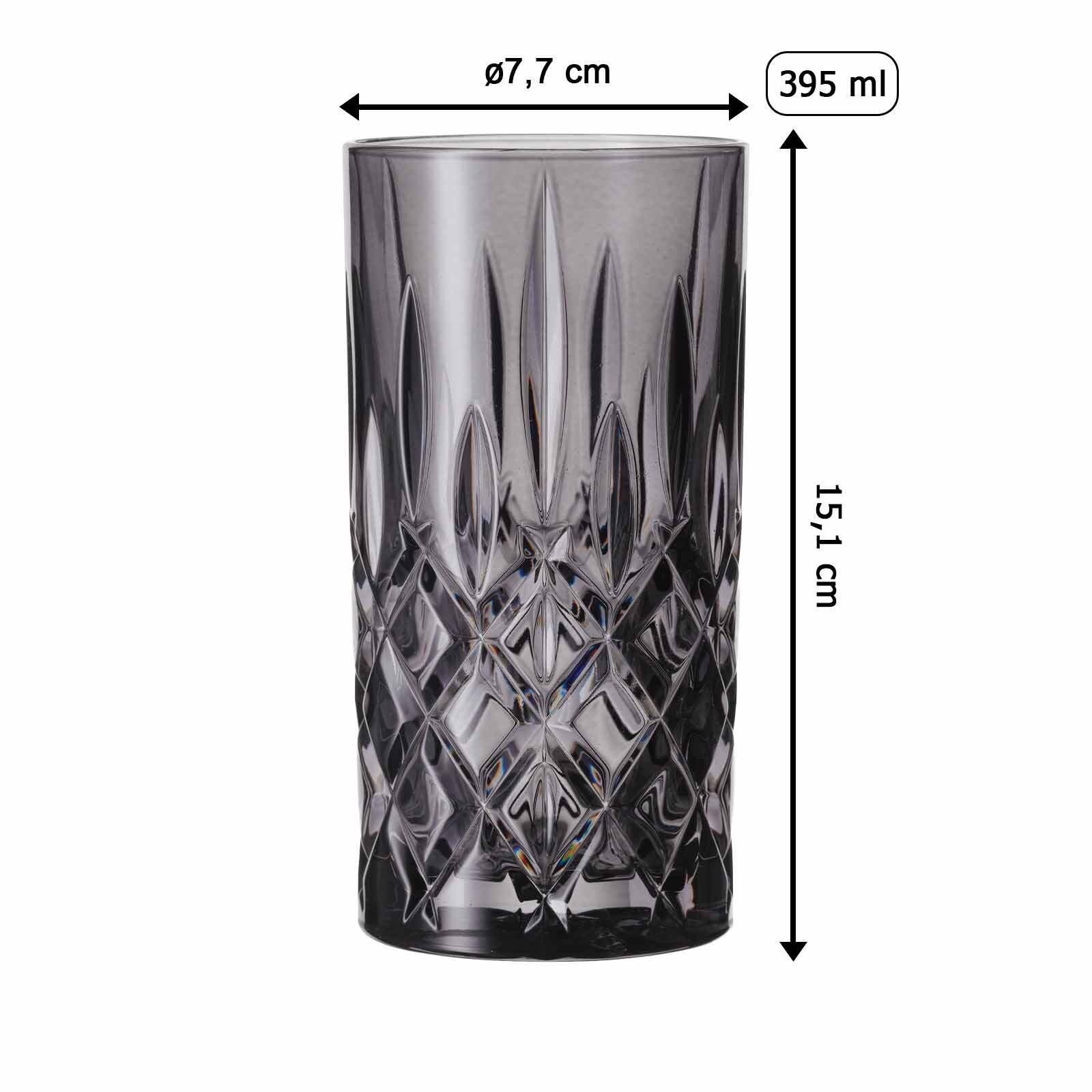 Nachtmann Longdrinkglas »Longdrinkgläser Noblesse 395 ml 4er Set«