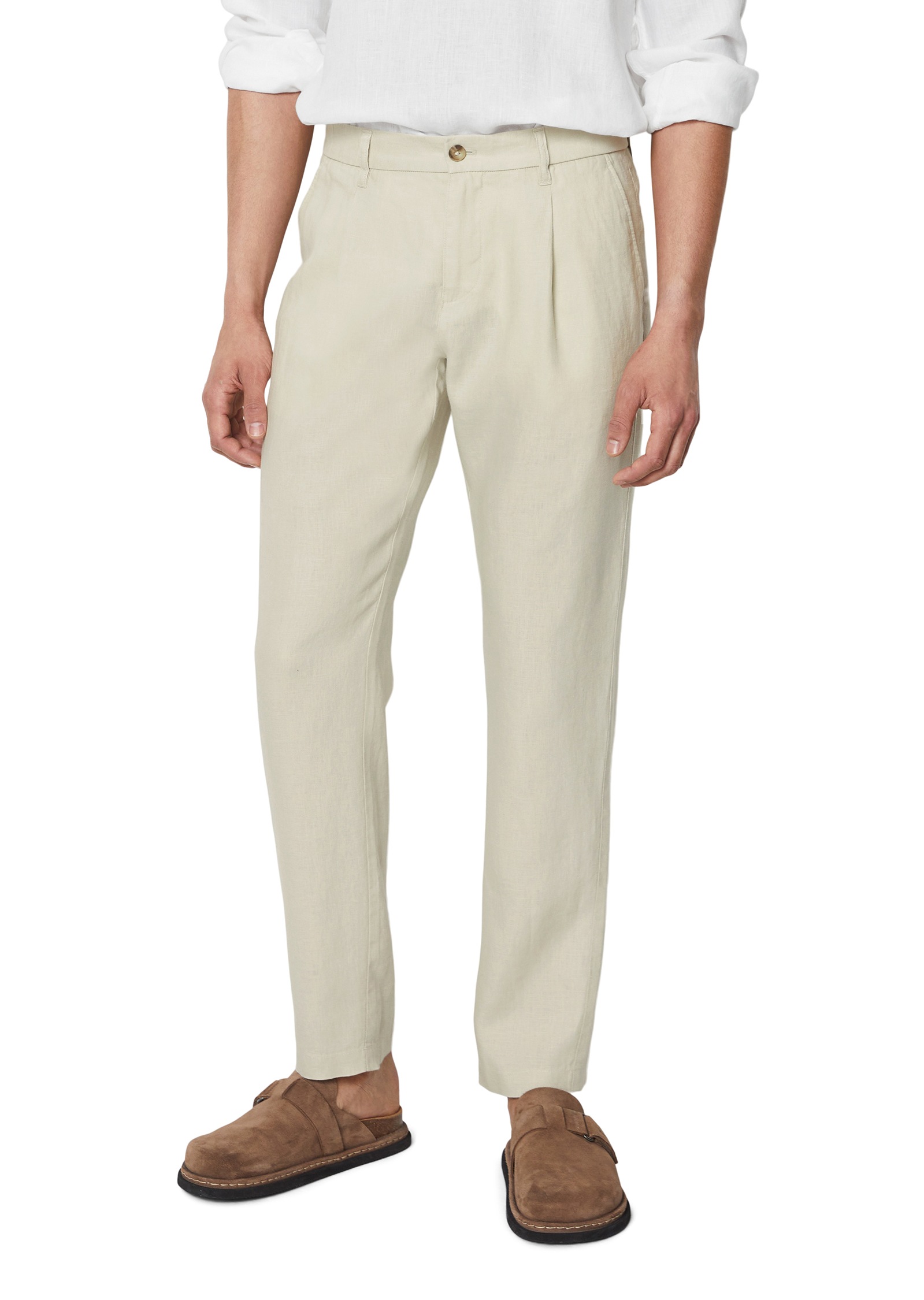 Marc O'Polo Leinenhose »Osby jogger pleats«