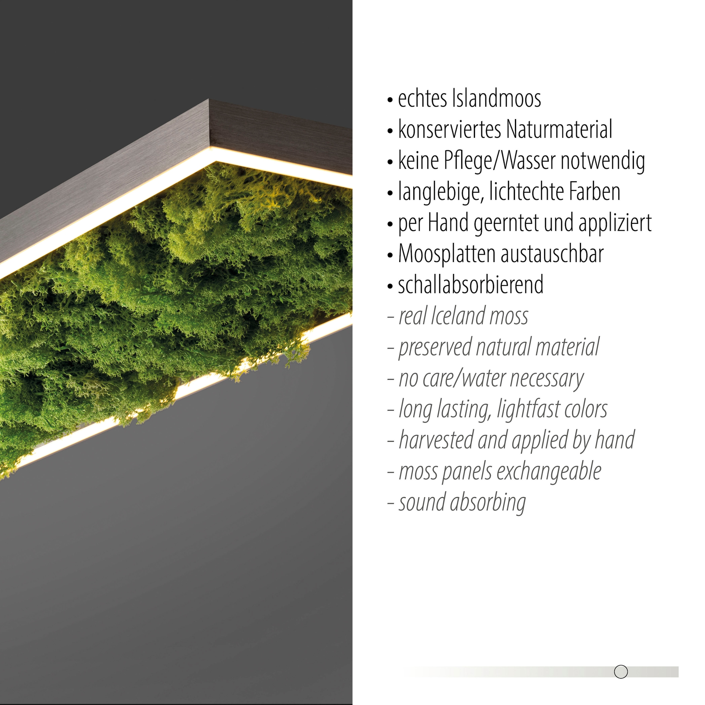 JUST LIGHT Deckenleuchte »GREEN KNUT«, 1 flammig, Leuchtmittel LED-Board | LED fest integriert