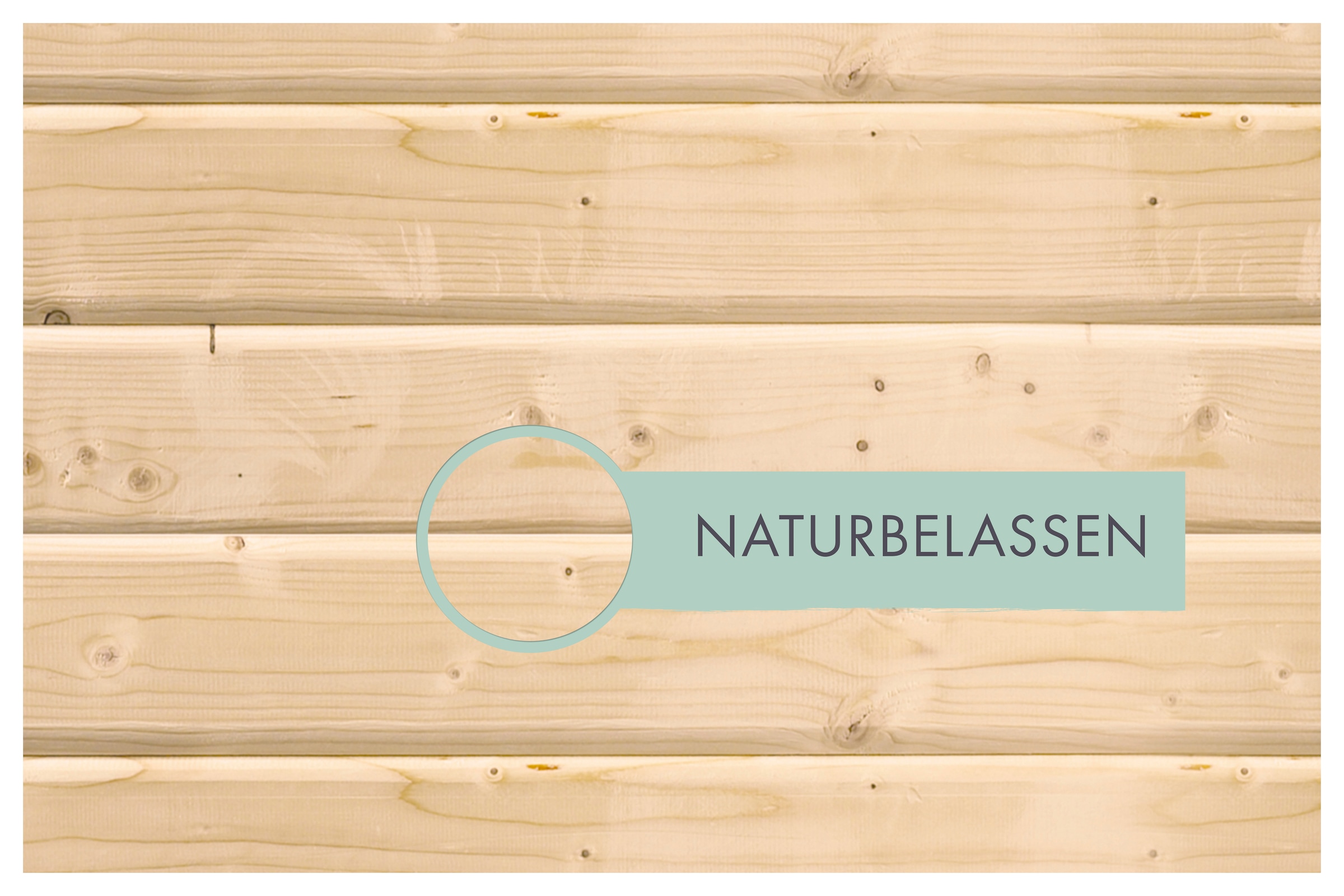 Karibu Gartenhaus-Fußboden naturbelassen, für Gartenhäuser