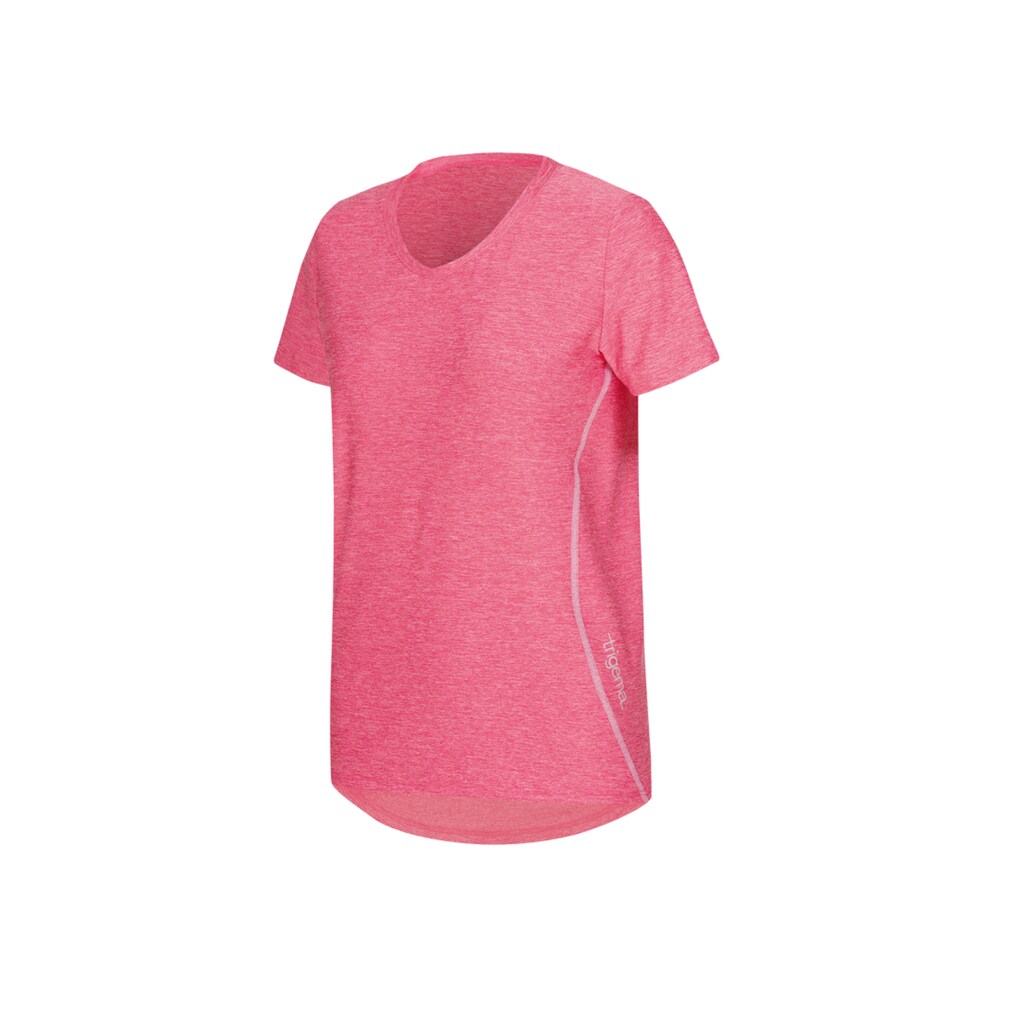 Trigema T-Shirt »TRIGEMA Sportshirt in Melange-Optik«, (1 tlg.)