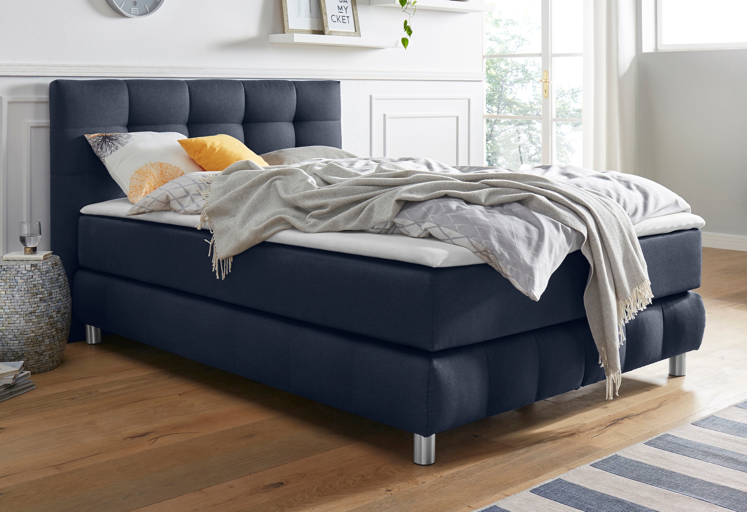 andas Boxspringbett »Salo«, incl. Topper, 6 Breiten, 2 Härtegrade, TFK auch in Härtegrad 4