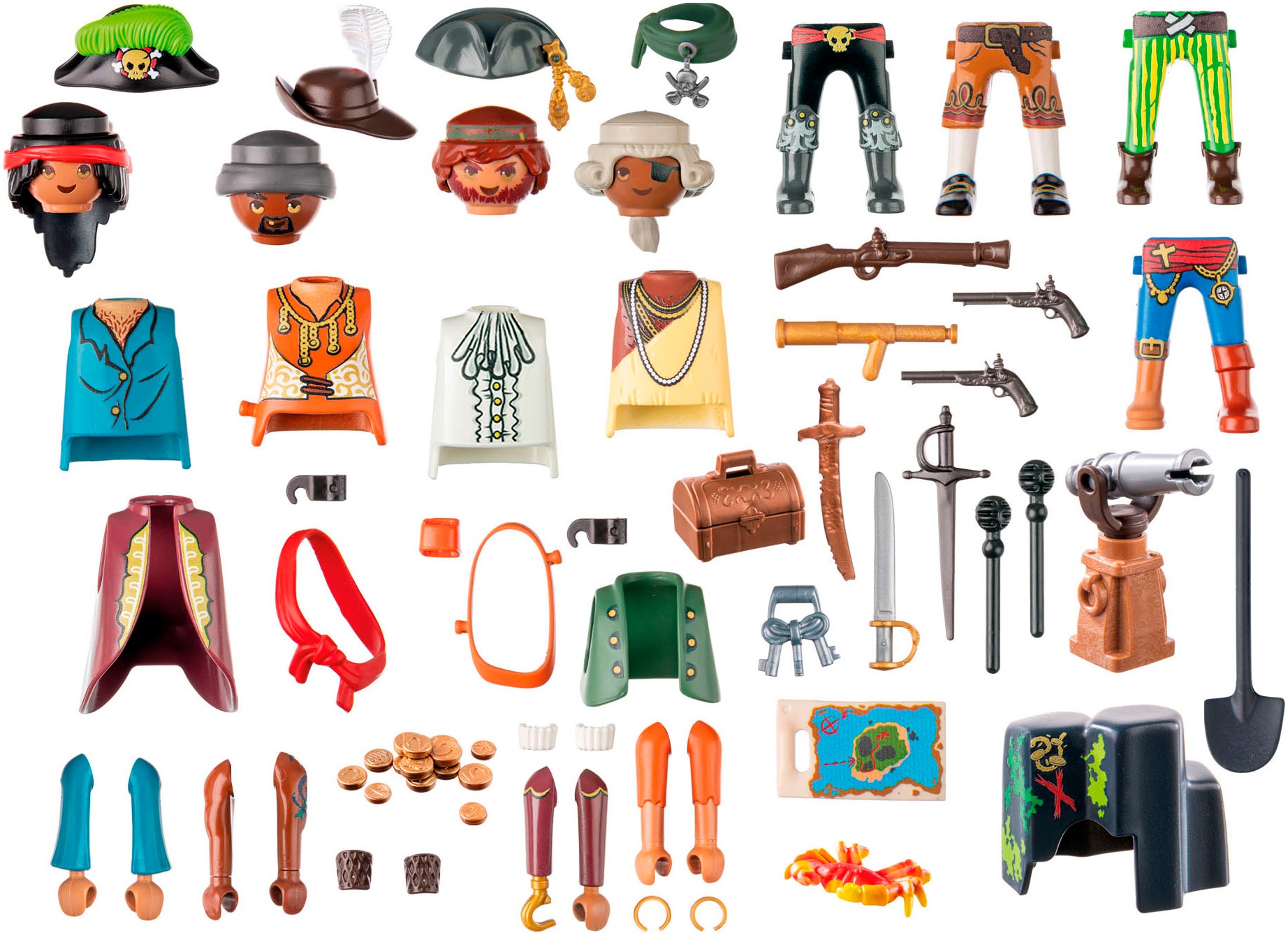 Playmobil® Konstruktions-Spielset »My Figures: Piraten (71533), Pirates«, (83 St.), Made in Europe