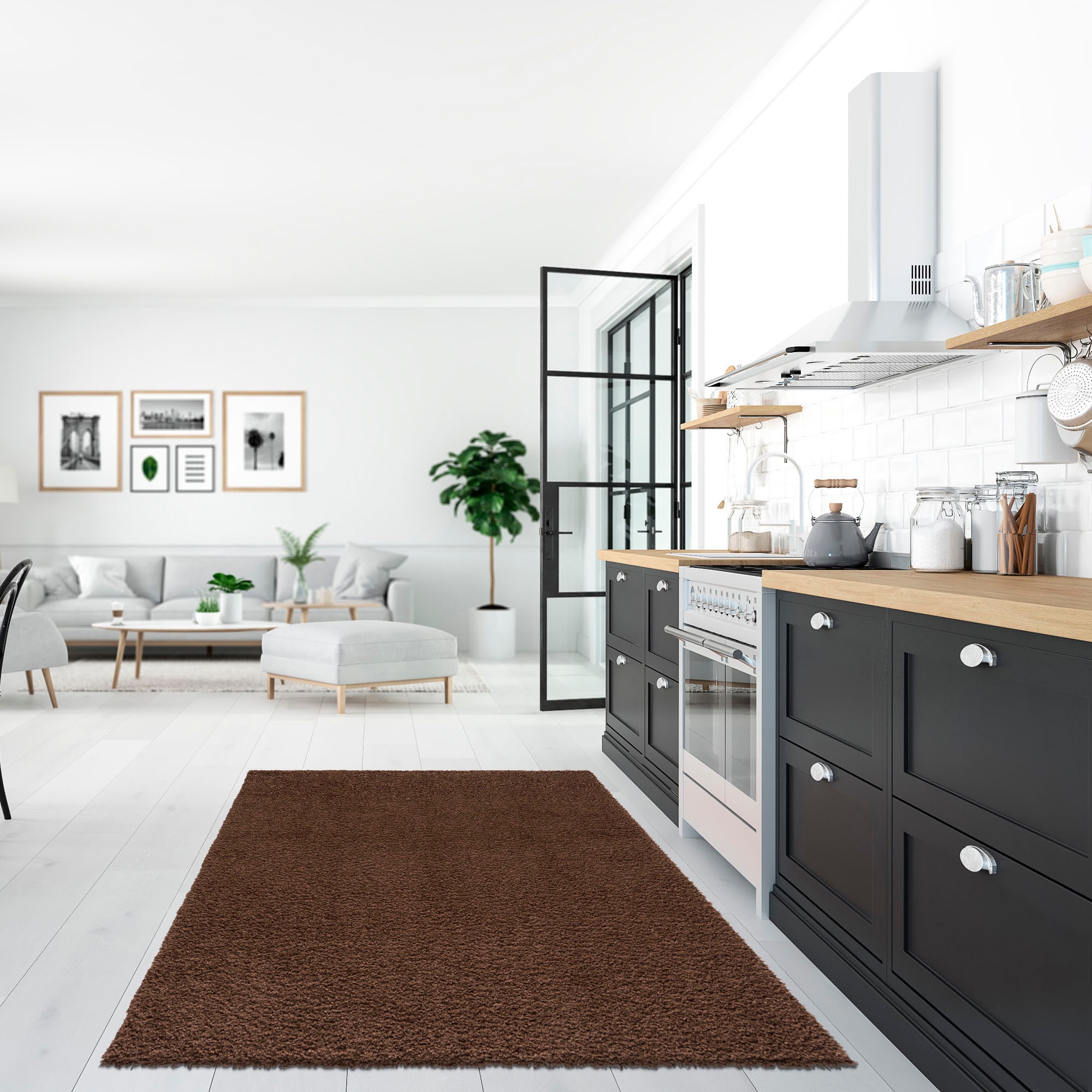 Sanat Hochflor-Teppich »LOCA« rechteckig 30 mm Höhe Wohnzimmer, Langflor, Shaggy, Schlafzimmer