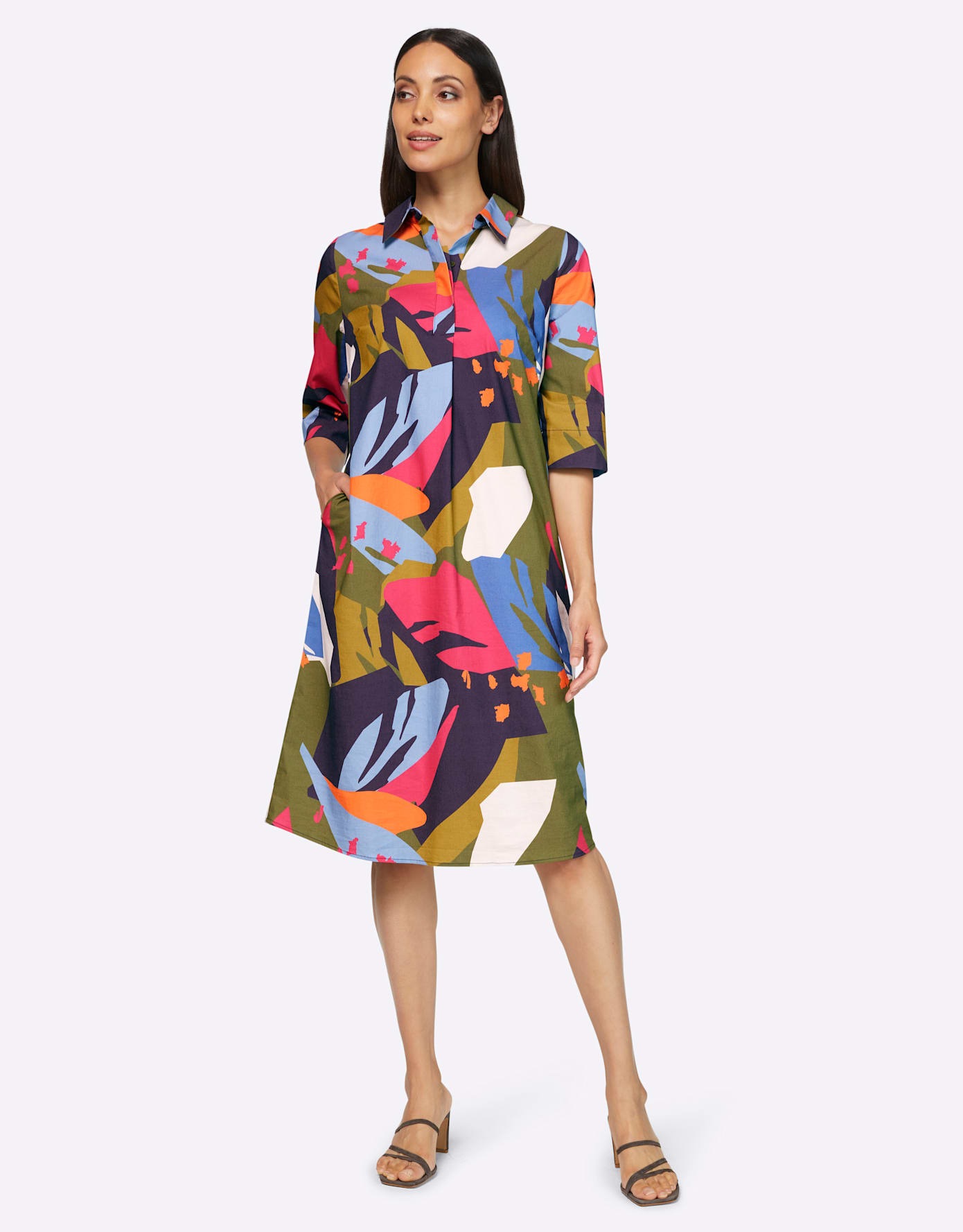 heine Hemdblusenkleid »Druck-Kleid«