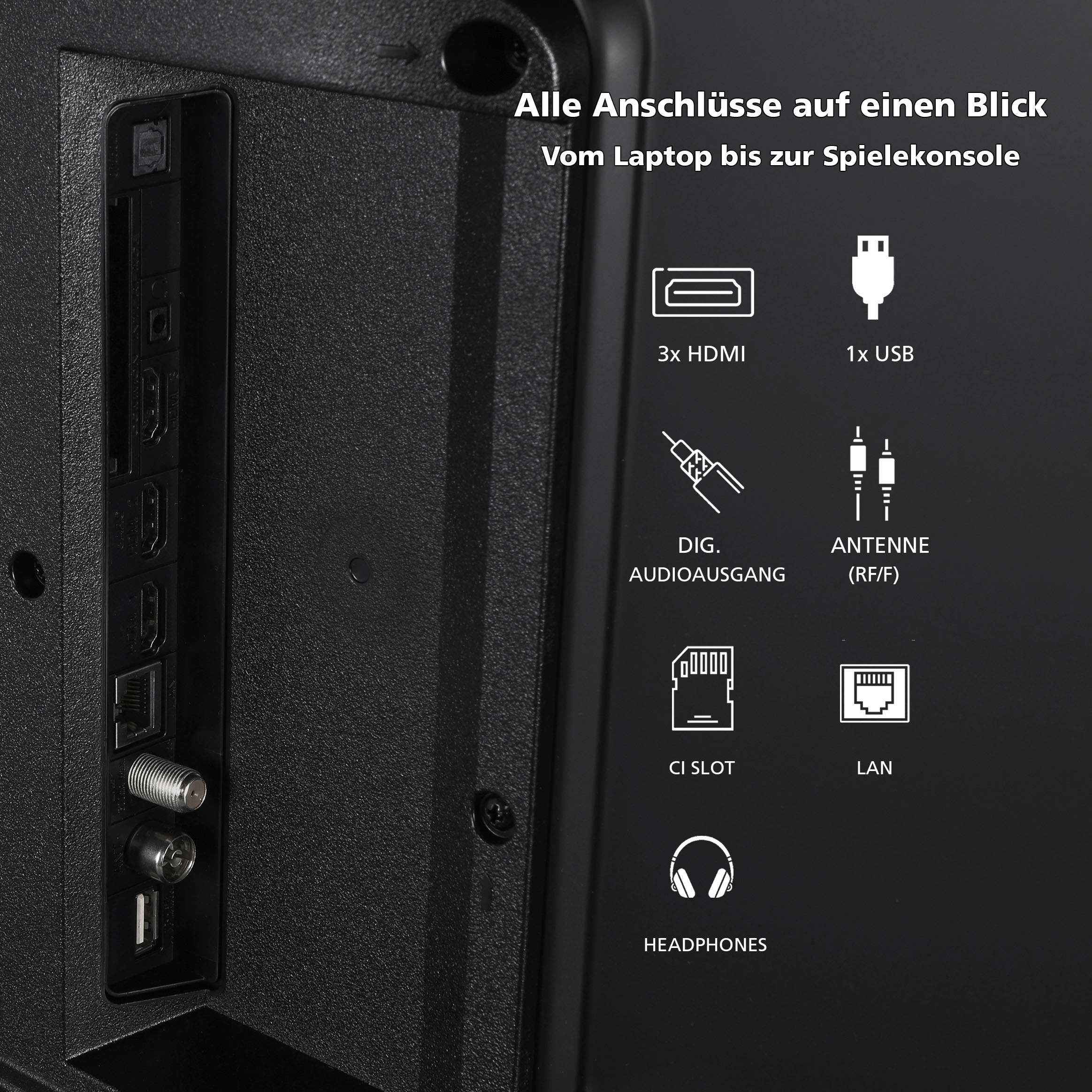 JVC LED-Fernseher »LT-50VU3455«, 4K Ultra HD, Smart-TV