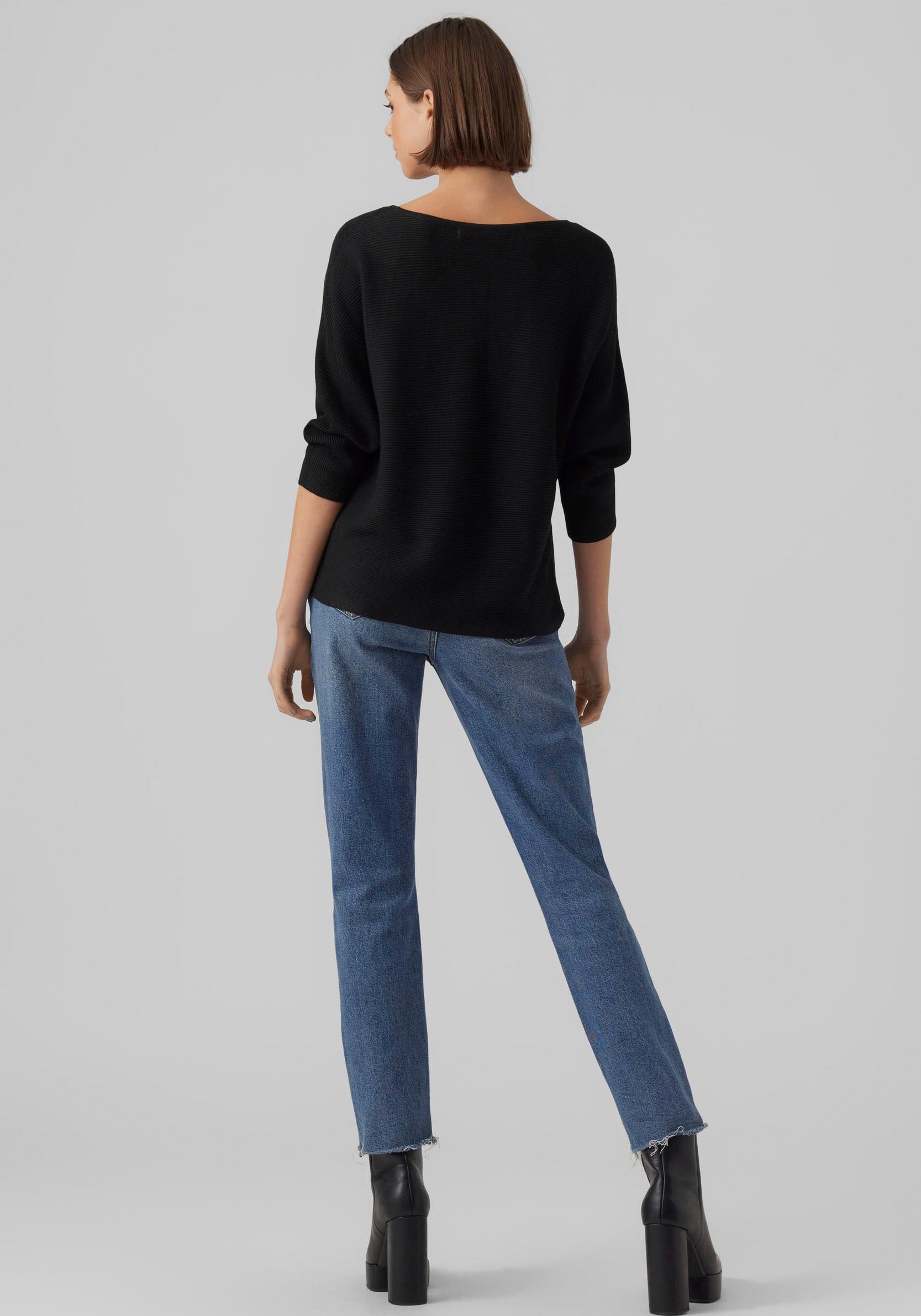 Vero Moda 3/4 Arm-Pullover »VMNORA 3/4 BOATNECK BLOUSE NOOS«