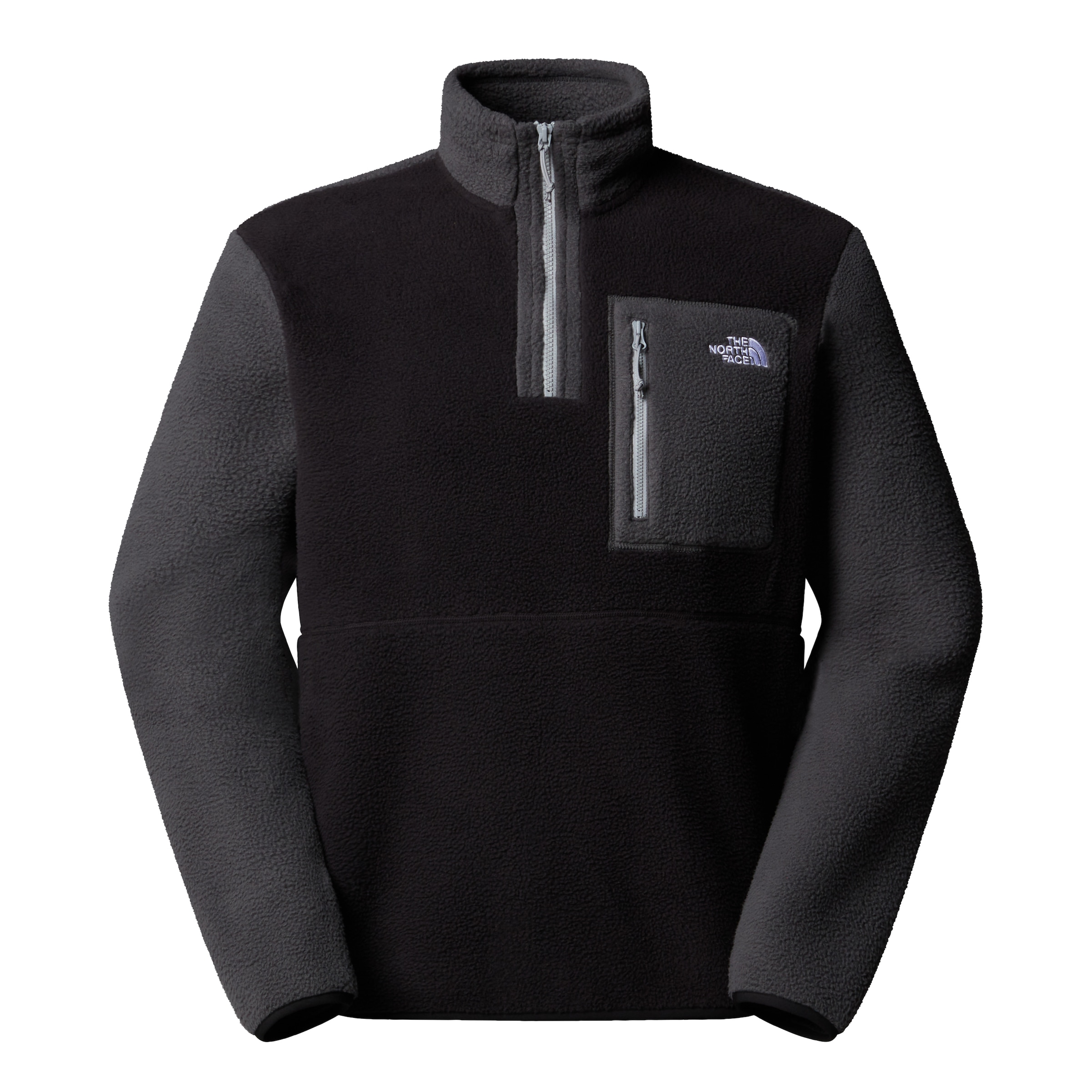 The North Face Strickfleece-Pullover »M YUMIORI 1/4 ZIP« aus Strickfleece, mit Stehkragen, mit Brusttasche, pflegeleicht
