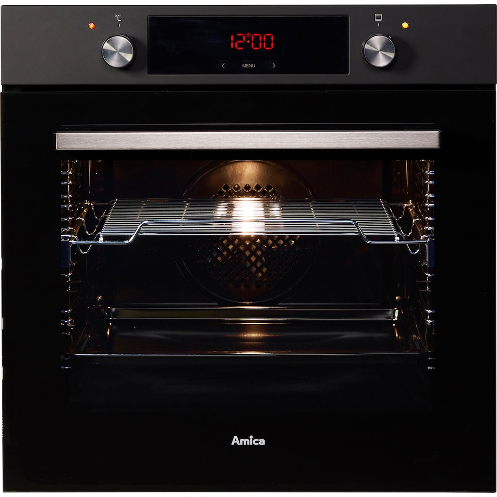 Amica Einbaubackofen »EBX 943 610 SM«, EBX 943 610 SM, mit 1-fach-Teleskopauszug, Simple Steam