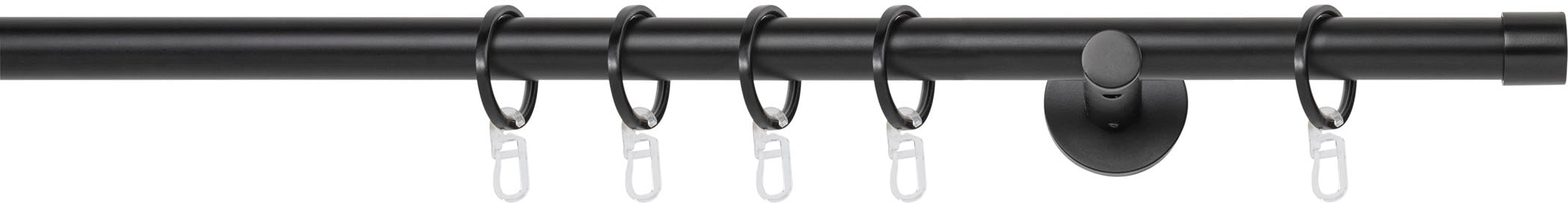 mydeco Gardinenstange »20mm Cap Wandträger 6,5 cm«, Fixmaß