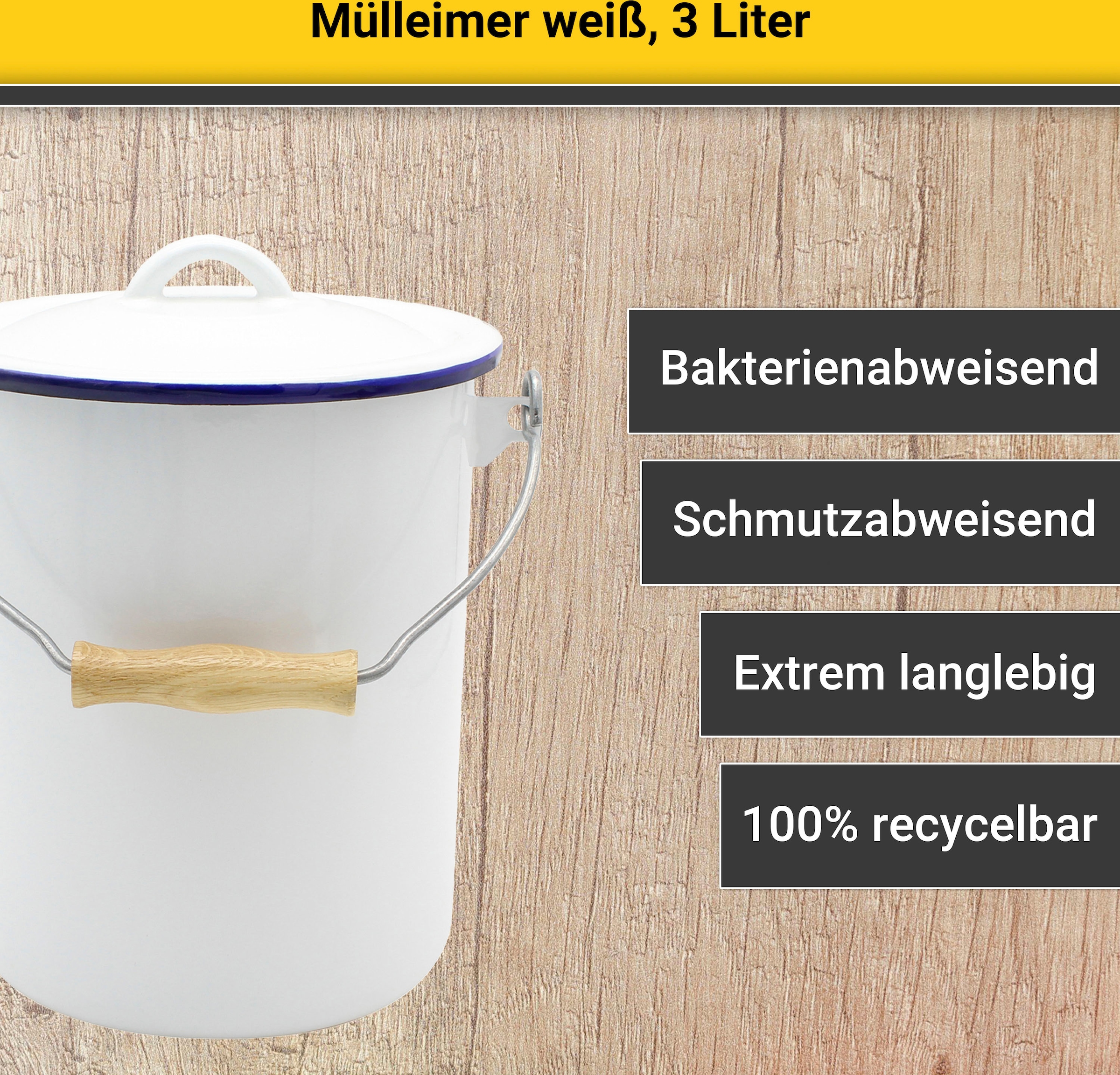 Curver Mülleimer »Decobin«, 1 Behälter, 20 Liter online kaufen, mit 3  Jahren XXL Garantie