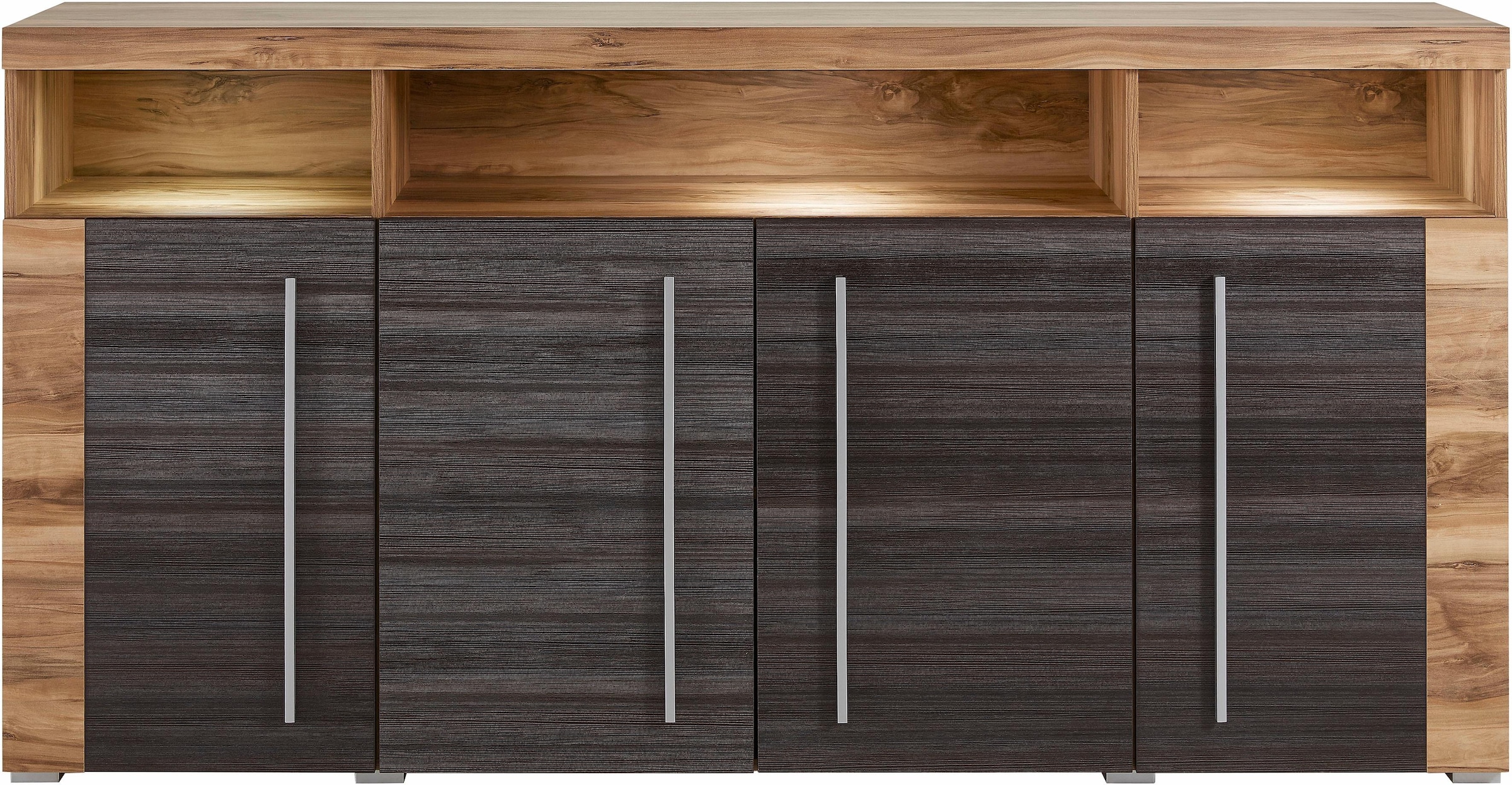 INOSIGN Sideboard »Roger,Breite 182cm, stilvolle Schrank mit 4 Türen«, Kommode mit viel Stauraum, Einlegeböden verstellbar