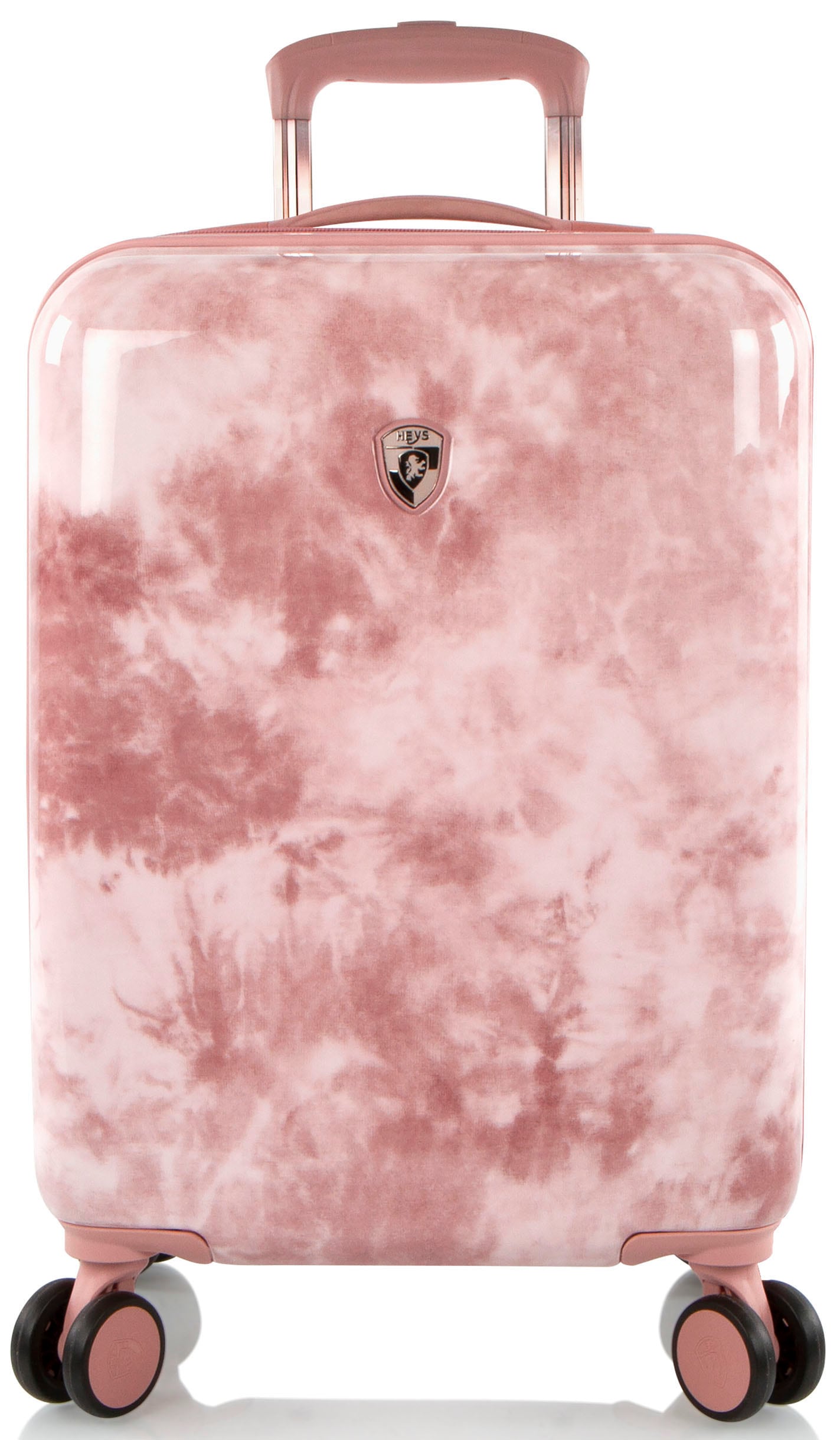 Heys Hartschalen-Trolley »Tie-Dye pink, 53 cm«, 4 Rollen, Heys x Joachim Llambi Hartschalen-Koffer Volumenerweiterung