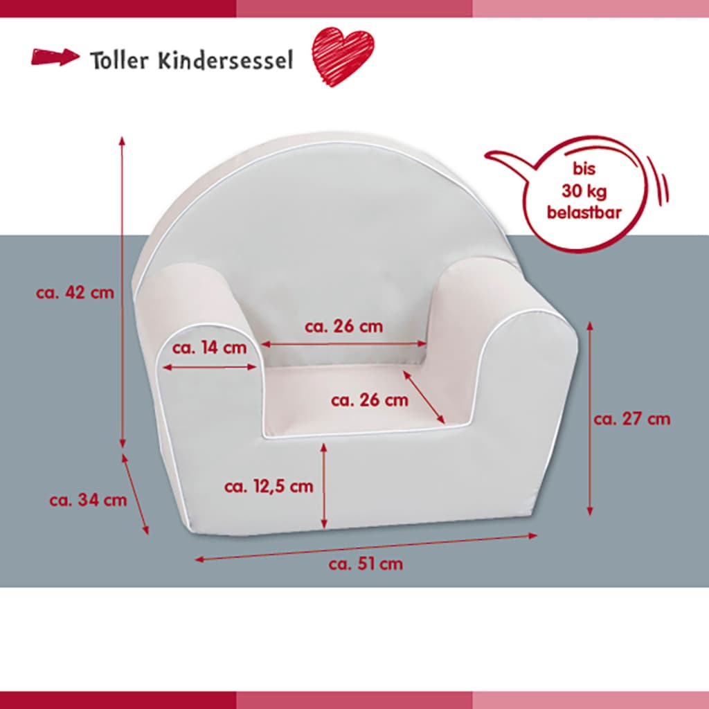 Knorrtoys® Sessel »NICI Miniclara«