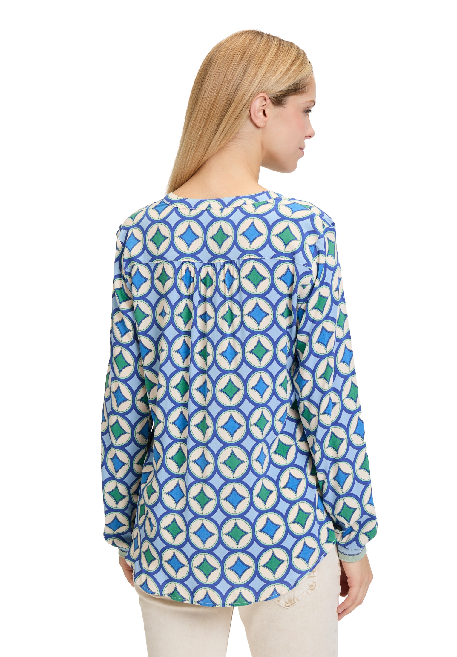 Cartoon Klassische Bluse »Blusenshirt mit Rippbündchen«