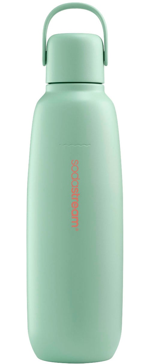 SodaStream Thermoflasche »Metallflasche Fizz&go COOL DWS, 0,9 l, Trinkflasche« kompatibel mit SodaStream DUO, E-DUO, TERRA, ART & ENSO Wassersprudler