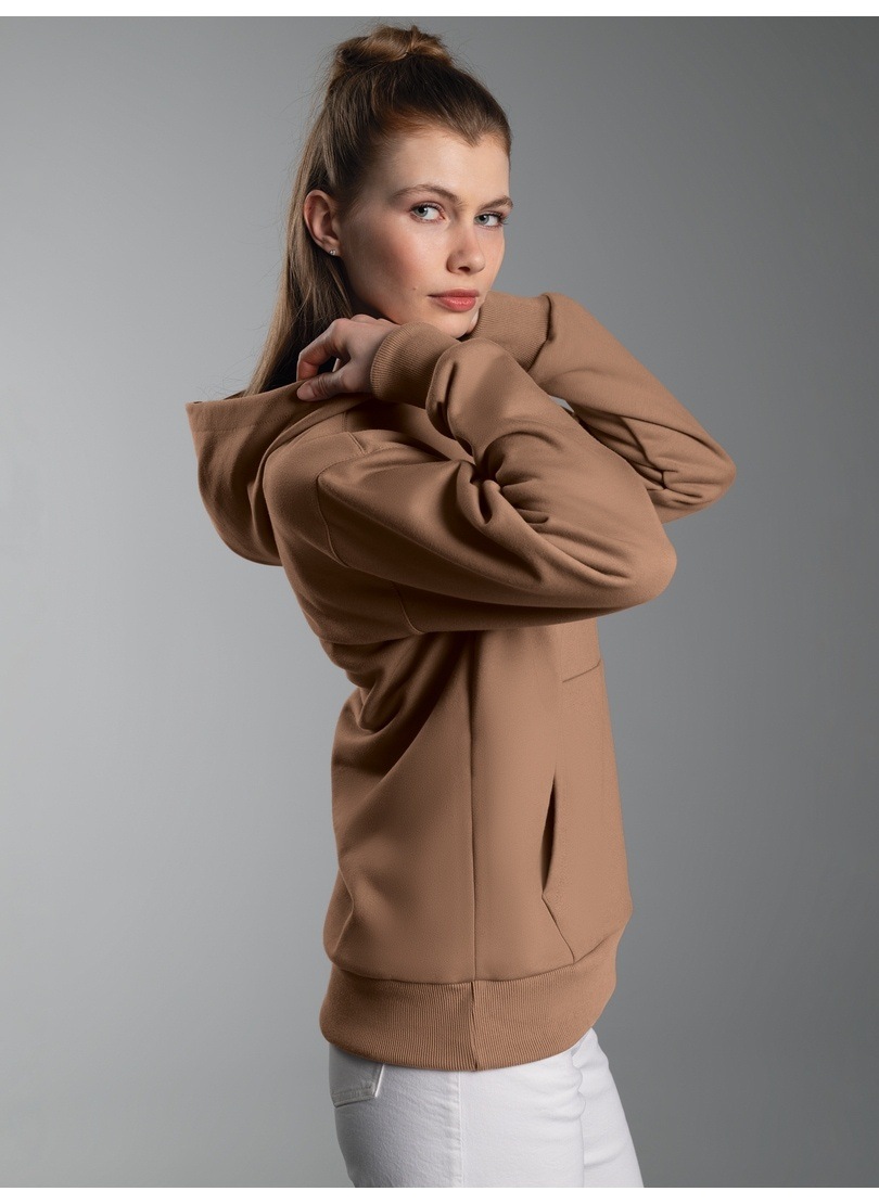 Trigema Sweatshirt »TRIGEMA Hoodie mit Affe Charly-Stickmotiv«
