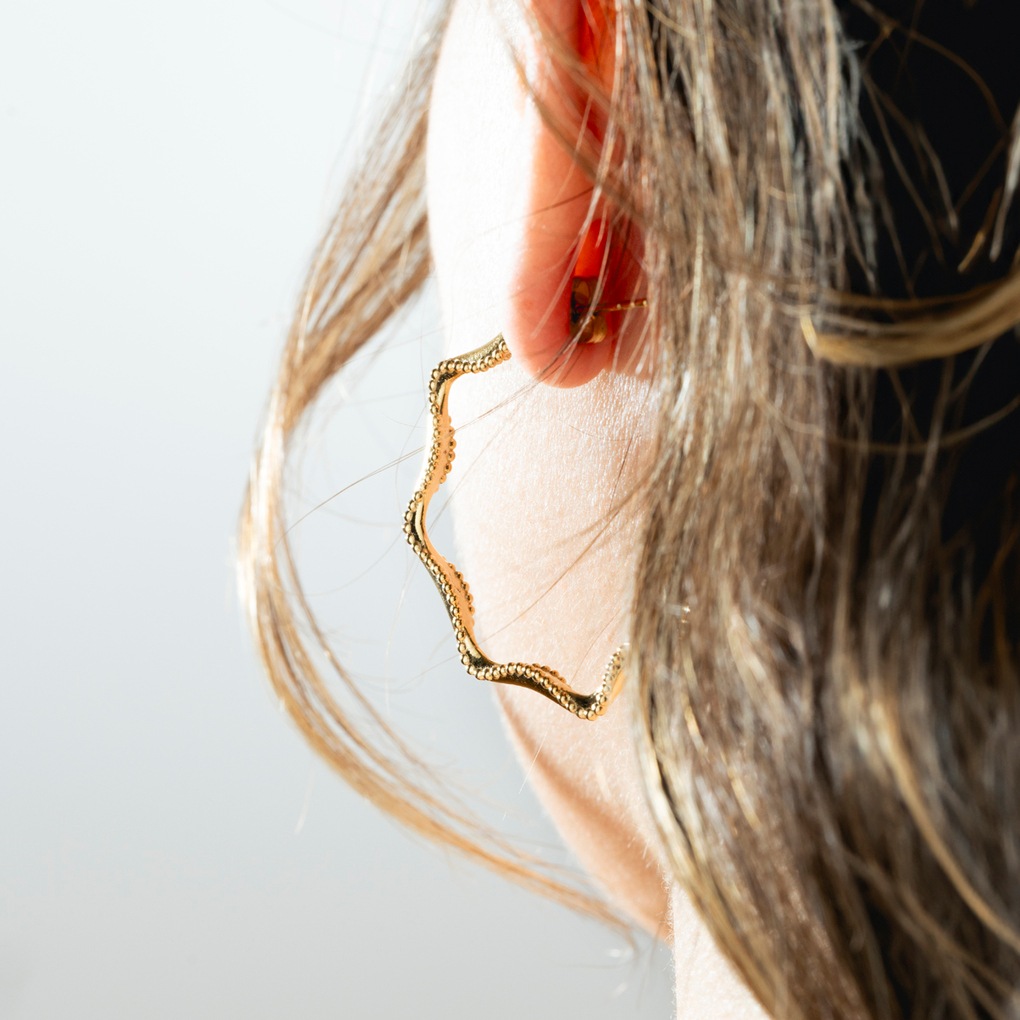Lotus Paar Creolen »Urban Woman«