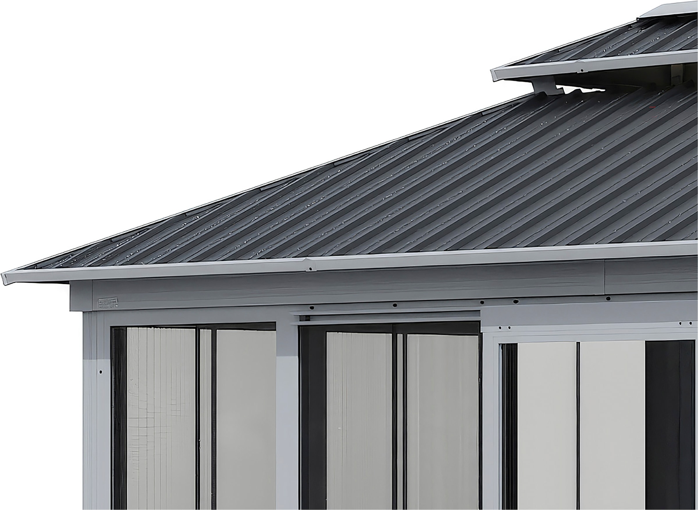 Sojag Pavillon »Olan 1017 Grau -Schwarz« 310x529,5x291cm