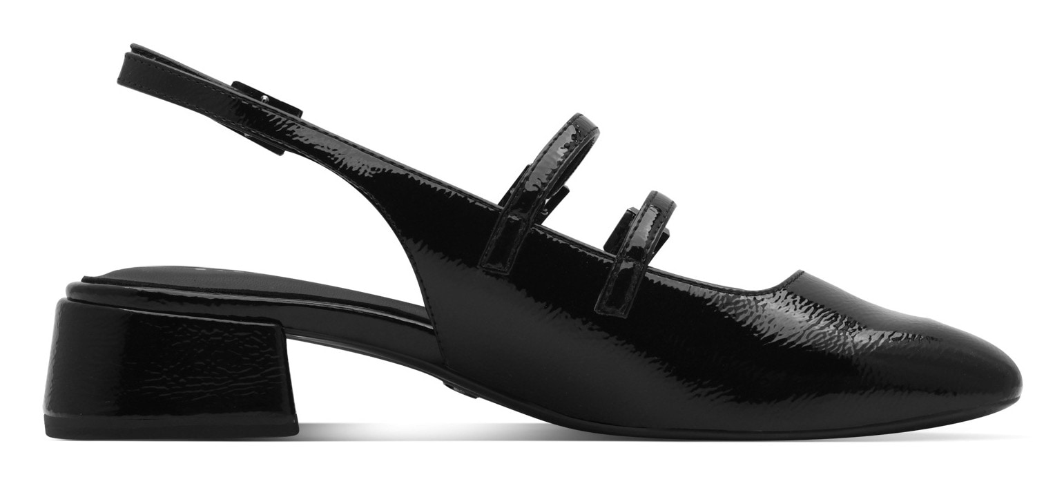 Tamaris Slingpumps  , Blockabsatz, Abendschuh in modischer Karreeform