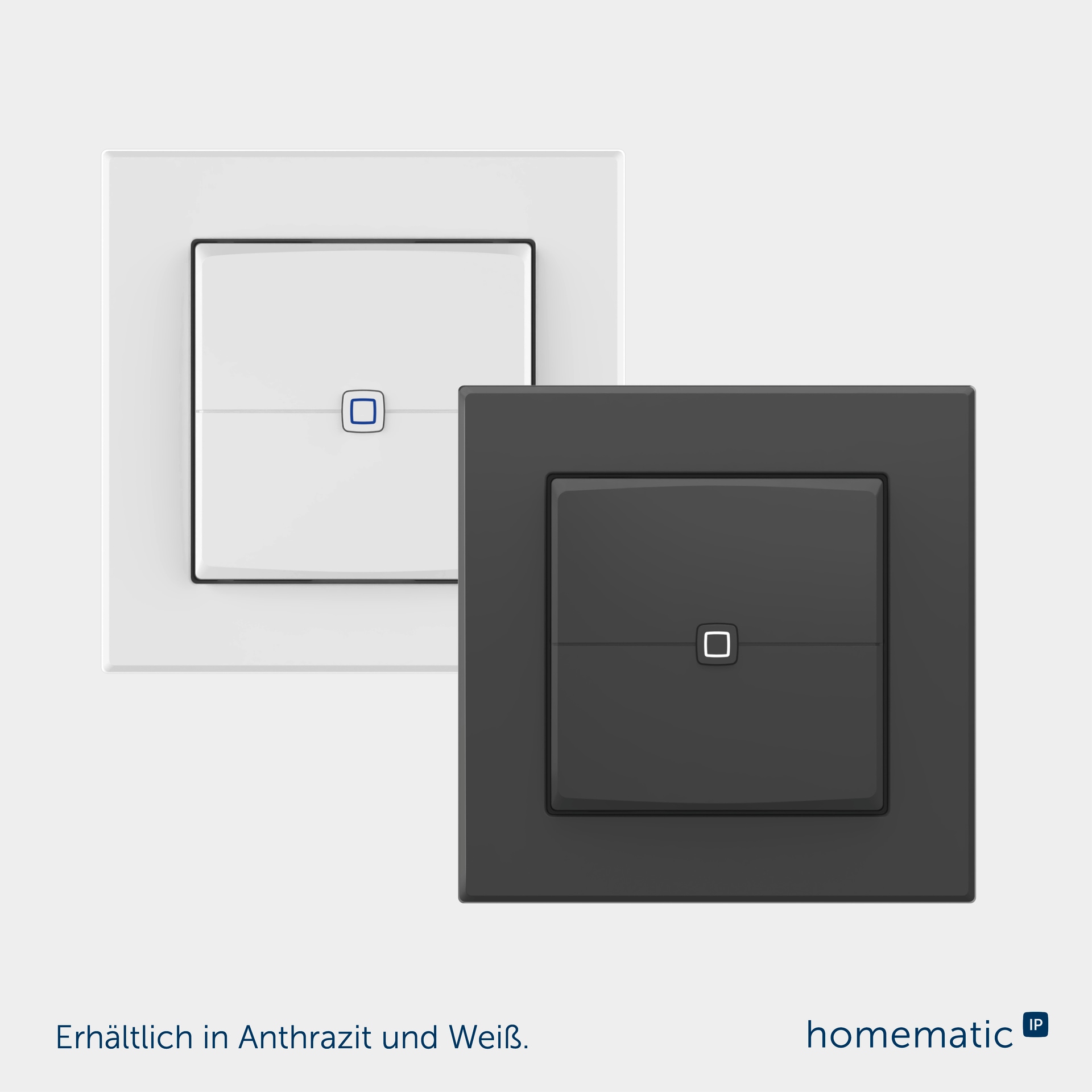 Homematic IP Smart-Home-Zubehör »Universal Dimmeraufsatz – Taster«