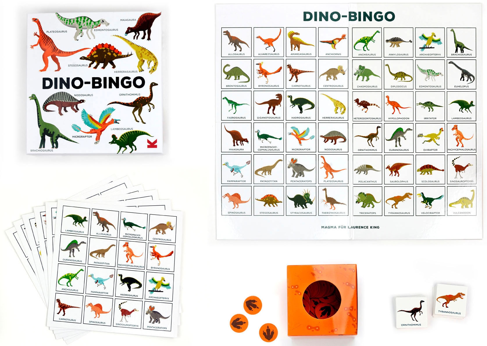 Laurence King Spiel »Dino-Bingo«