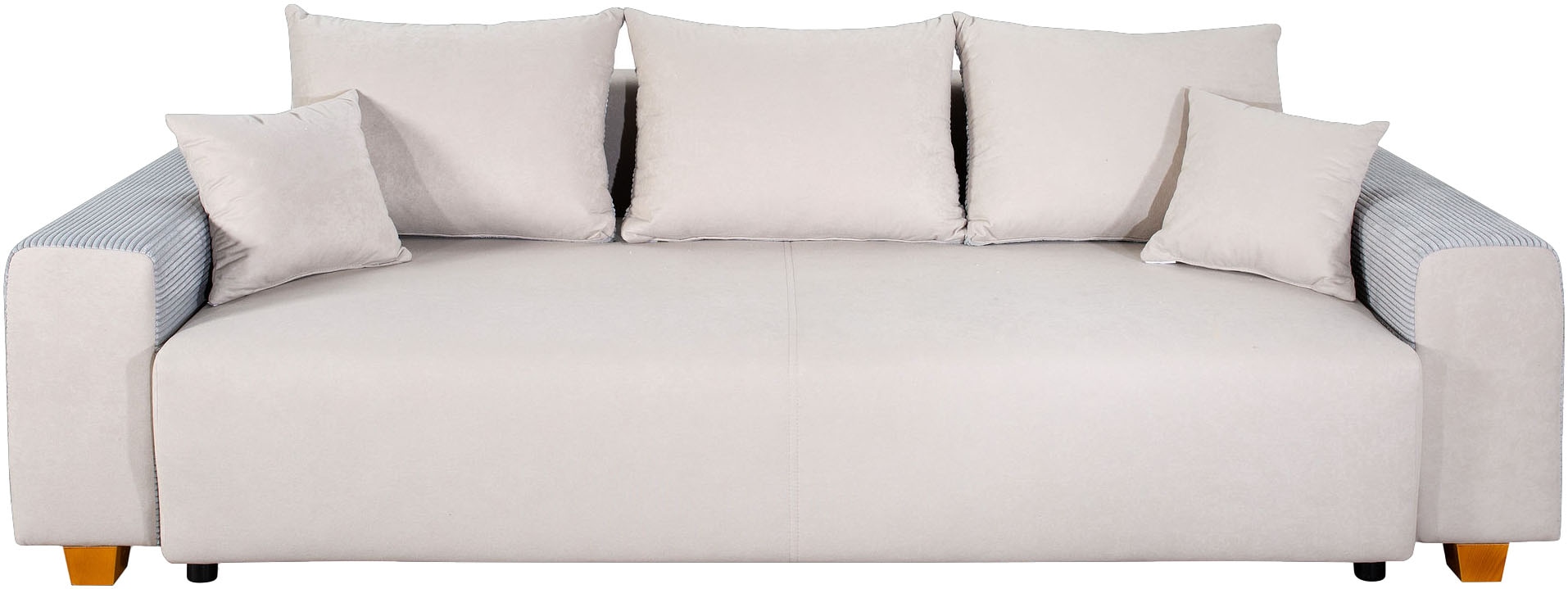 COLLECTION AB Schlafsofa »Yves, Liegefläche (B/T): 142/194 cm«, inkl. Bettfunktion, Bettkasten, Federkern & Zierkissen