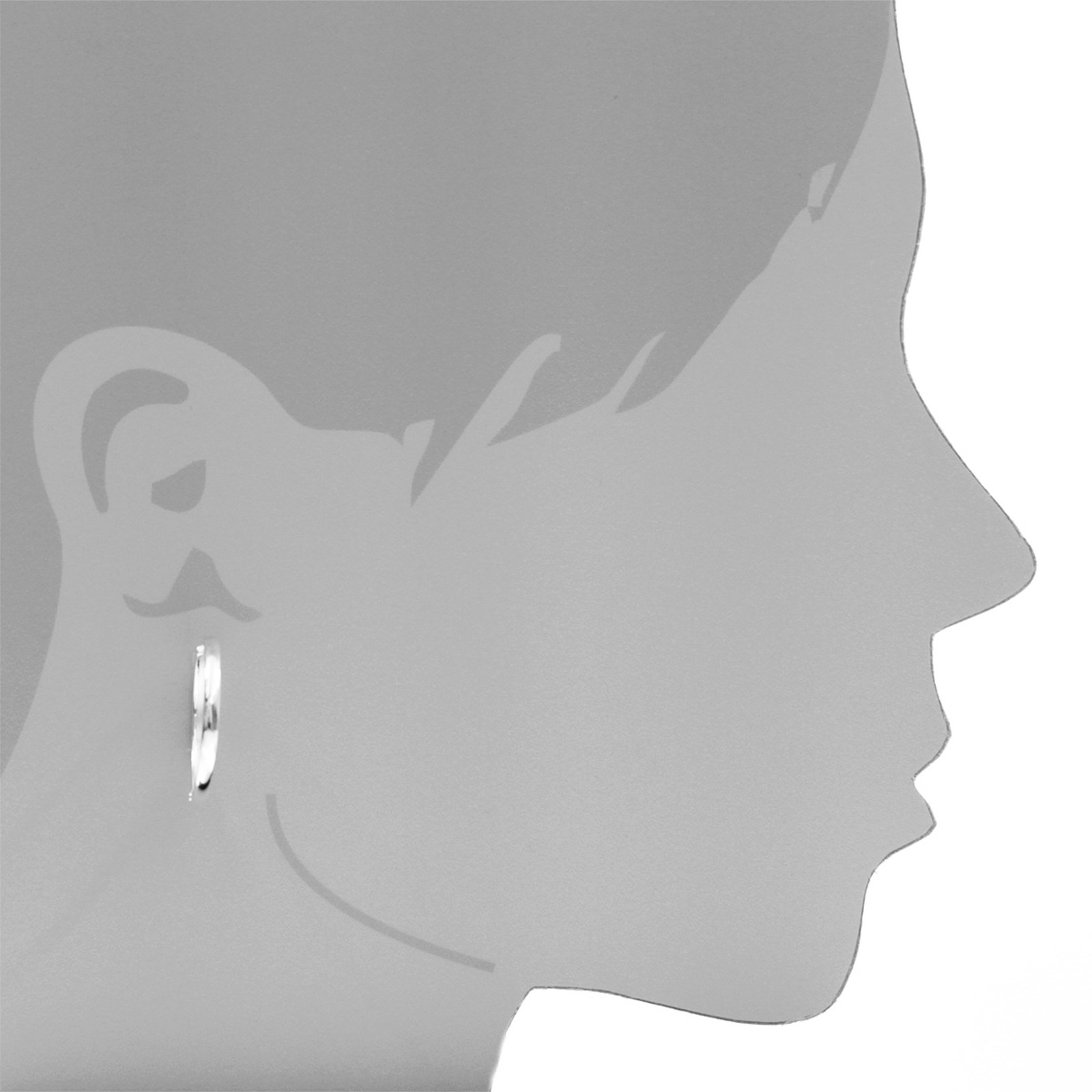 OSTSEE-SCHMUCK Klappcreolen »- Babsi 24.28 - Silber 925/000 -,«