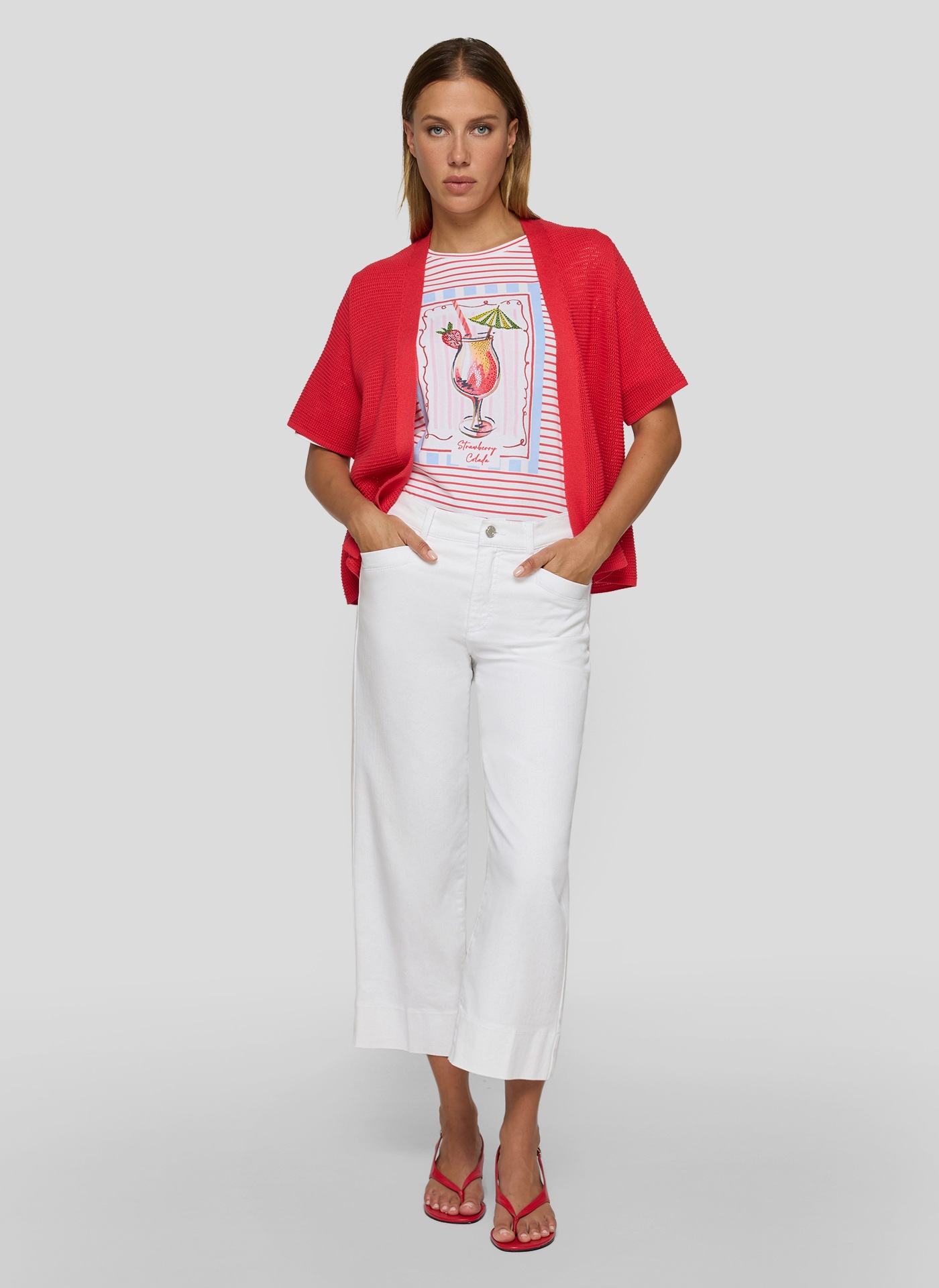 Rabe Strickjacke ohne Verschluss