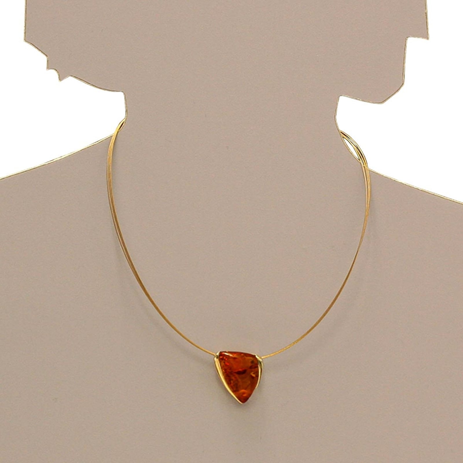 OSTSEE-SCHMUCK Collier »- Lara - Gold 333/000 - Bernstein«