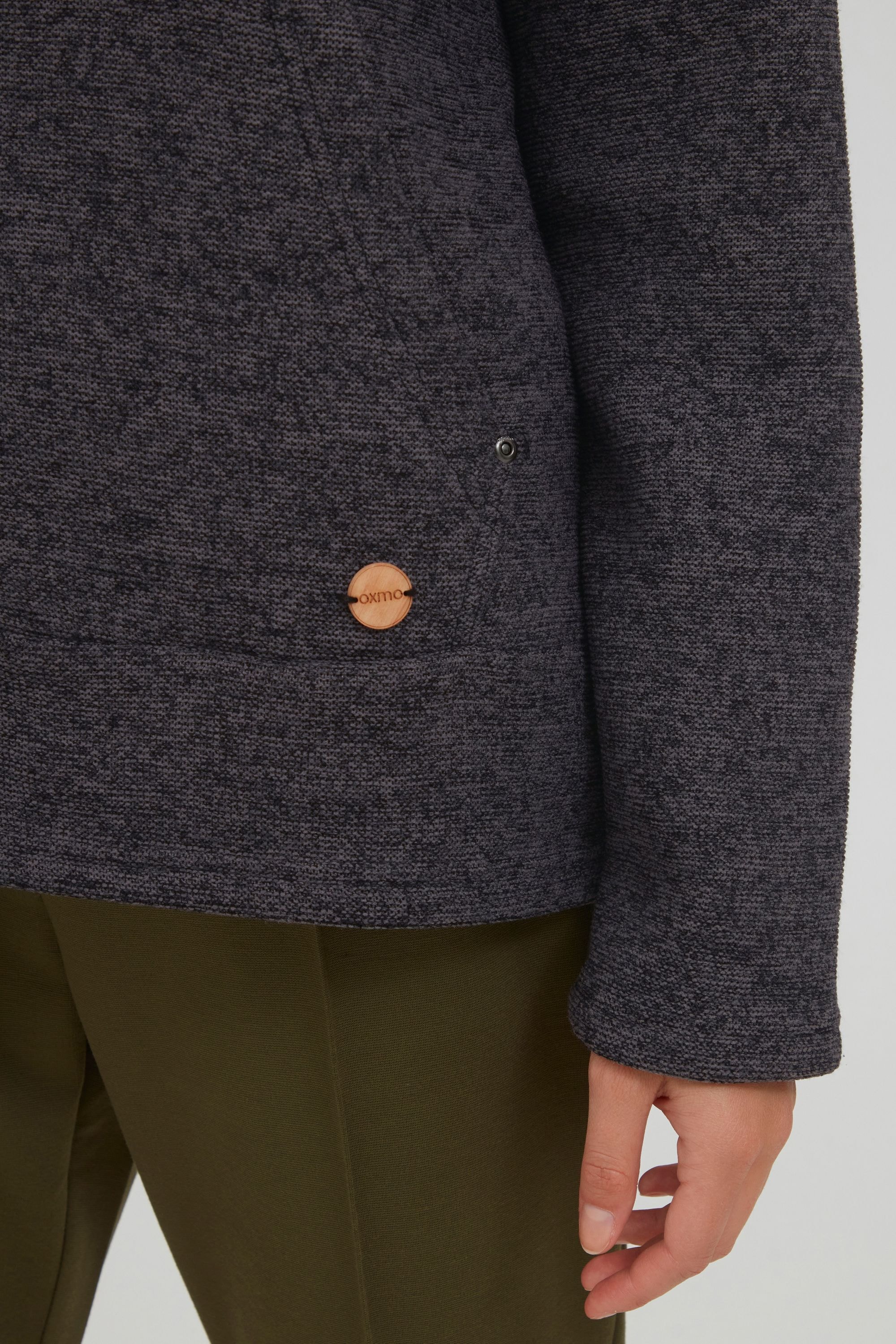 OXMO Kapuzenfleecejacke »Kapuzensweatjacke OXFia«