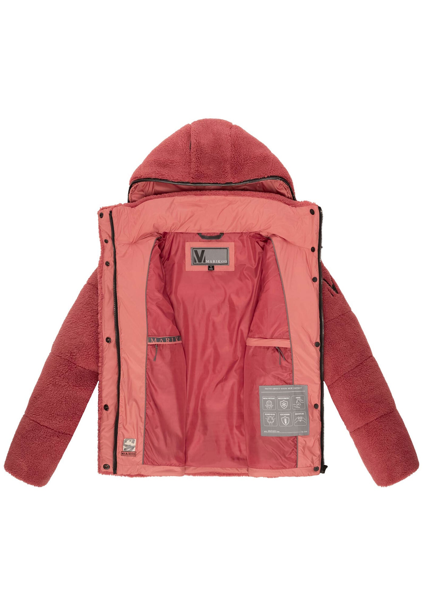 Marikoo Winterjacke »Marikoo Kaguraa Damen Winterjacke N030«