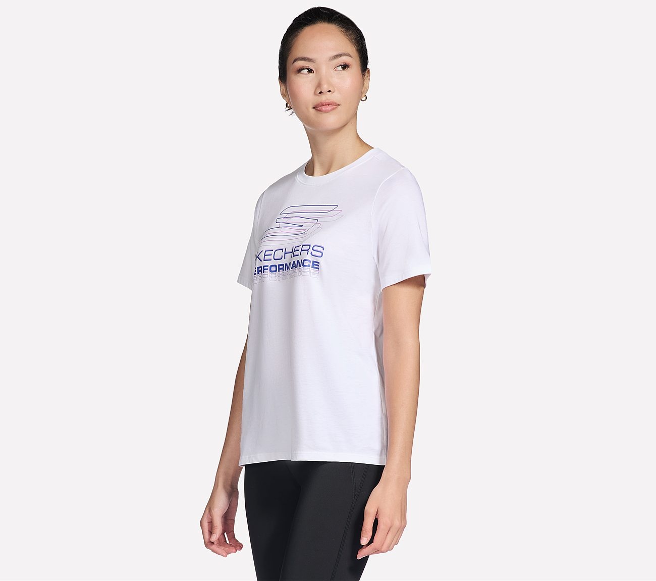 Skechers Funktionsshirt »VELOCITY TEE« aus Baumwolle und Polyester, erhältlich in den Größen XS bis XXXL