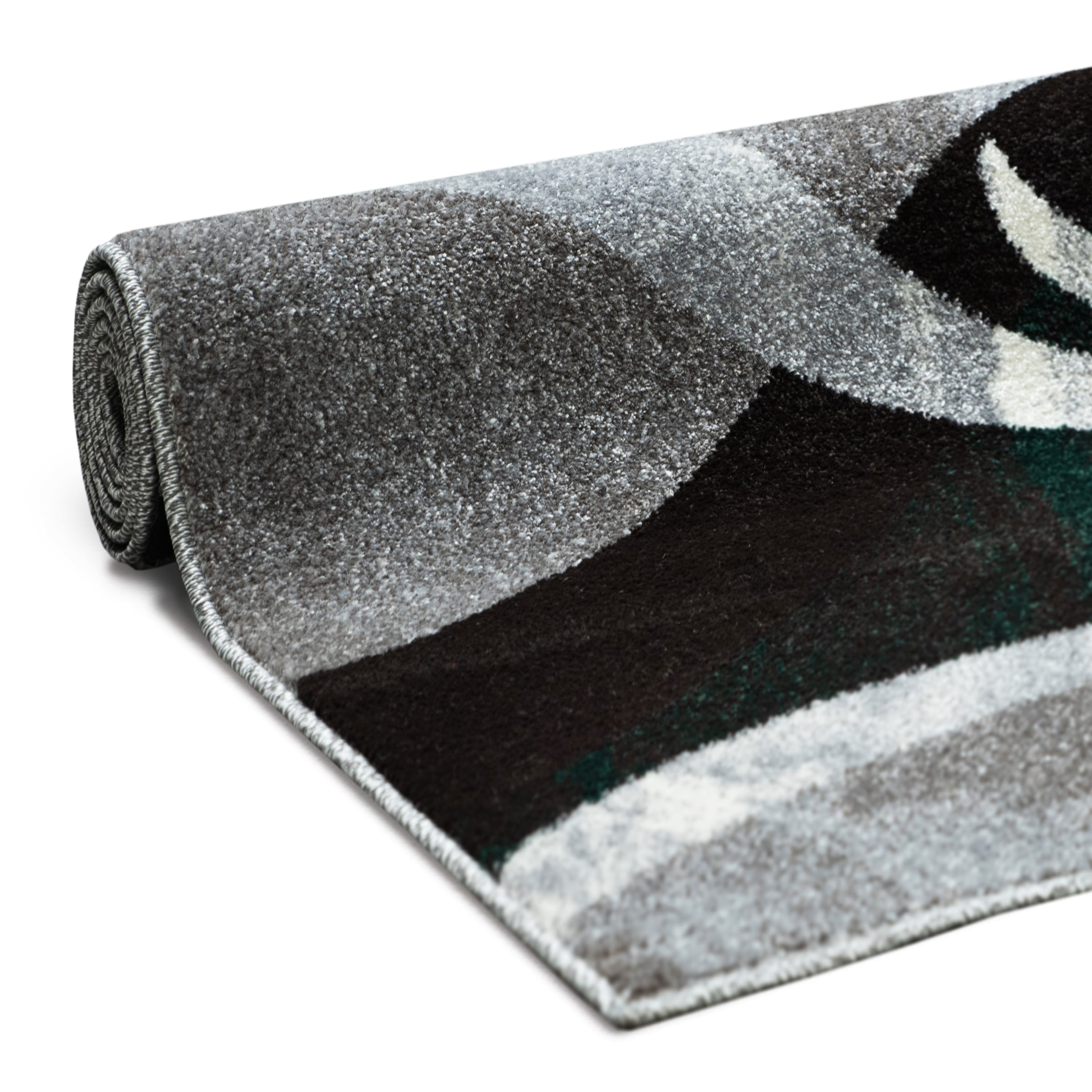 my home Teppich »Joas« rechteckig 9 mm Höhe besonders weicher Kurzflor in modernem Wellen Muster, leichter Glanz