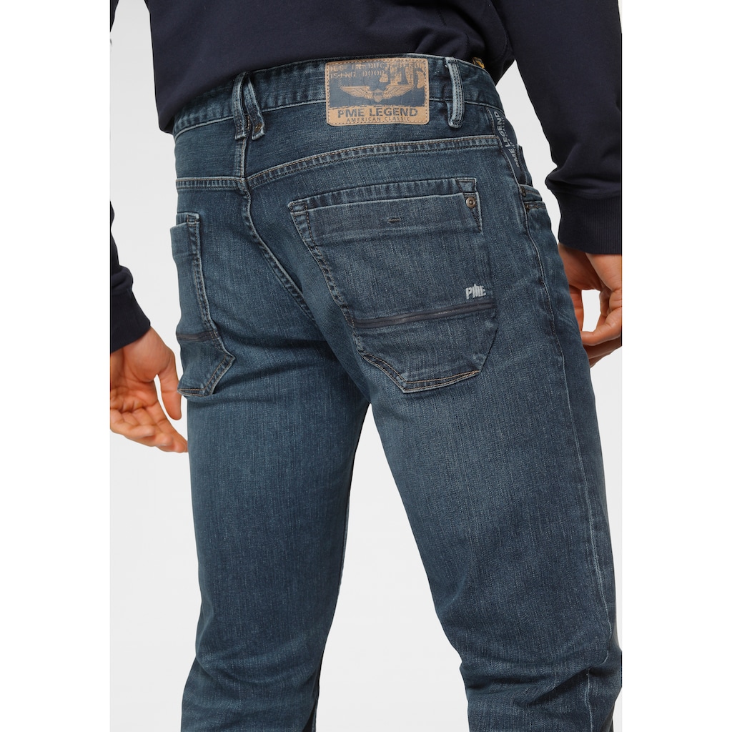 PME LEGEND Tapered-fit-Jeans »SKYMASTER«, im Used Look