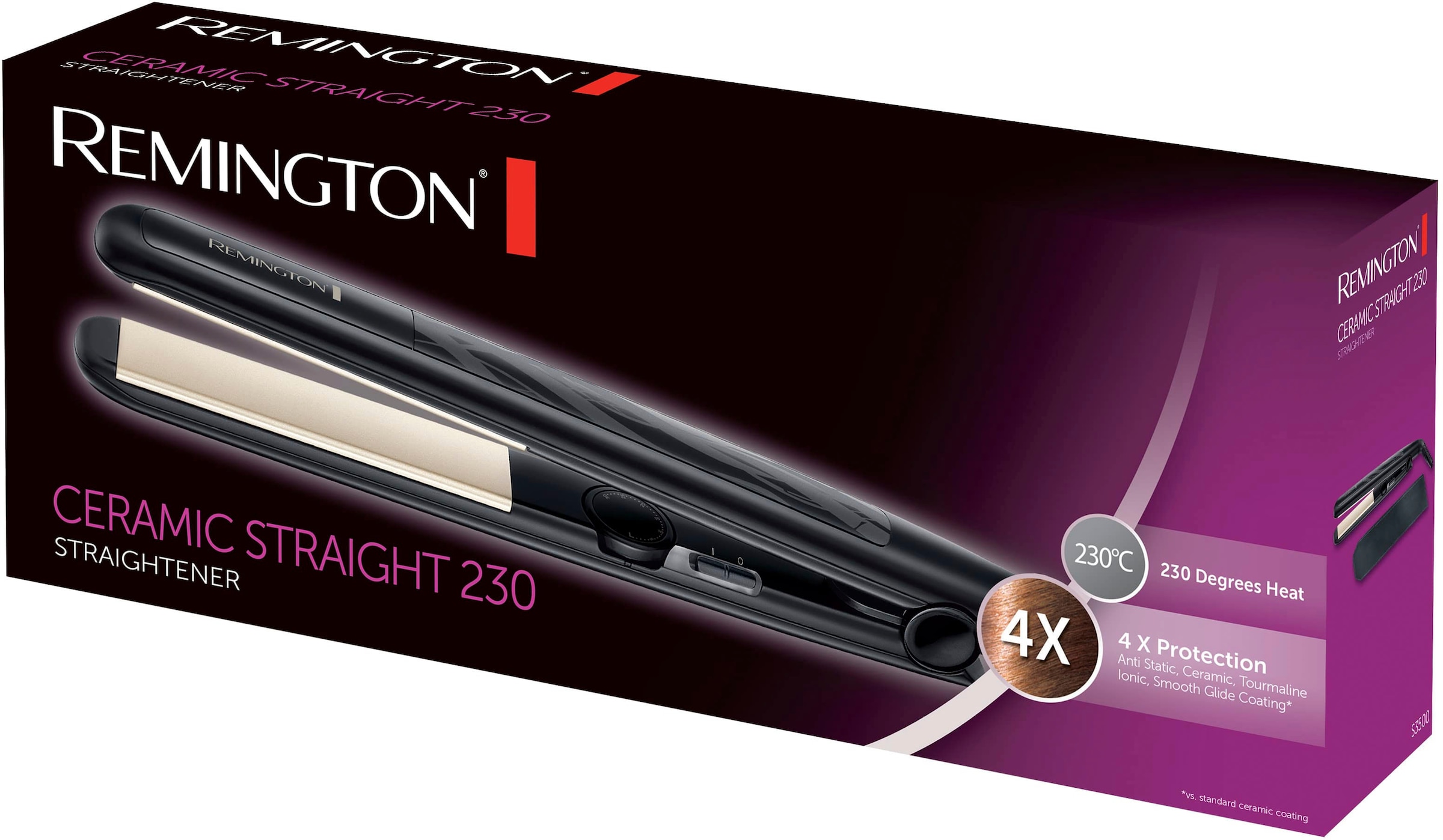 XXL für Remington Garantie Seidenproteinen Doppelschicht-Keramik- Locken, Haarglätter«, »Silk, zum S9600, Wellen 3 Glätten Glätteisen Jahren mit mit & Beschichtung,