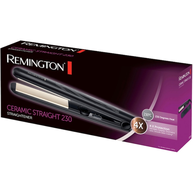 Remington Glätteisen »Silk, S9600, Haarglätter«, Doppelschicht-Keramik- Beschichtung, mit Seidenproteinen für Locken, Wellen & zum Glätten mit 3  Jahren XXL Garantie