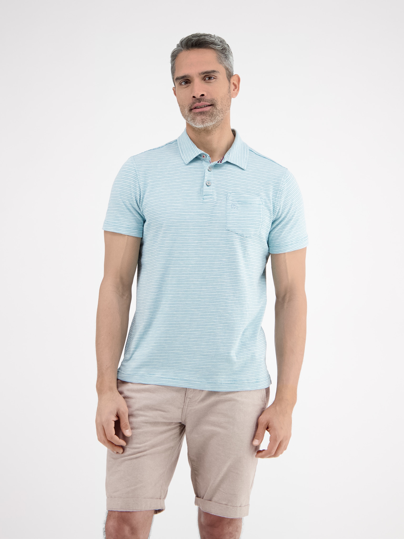 LERROS Poloshirt, mit Streifen Muster
