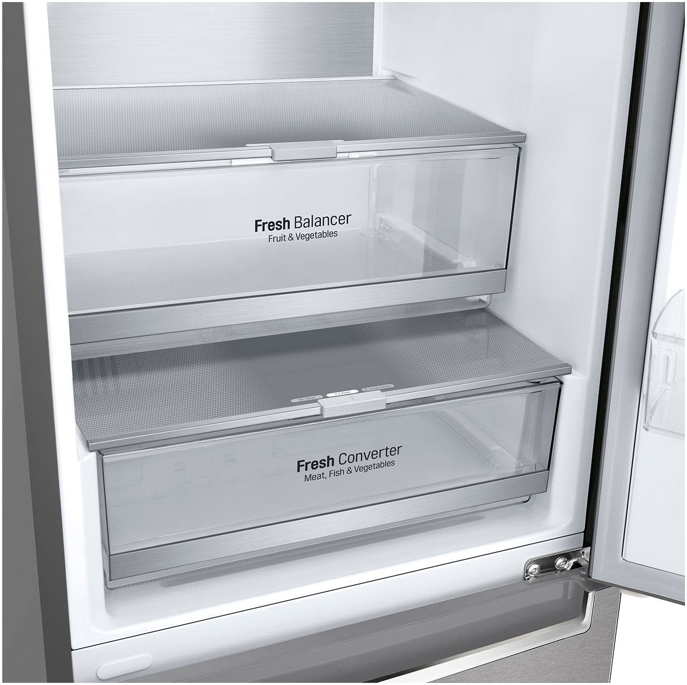 LG Kühl-/Gefrierkombination »GBB92MBB3P«, extrem leise: nur 29 dB