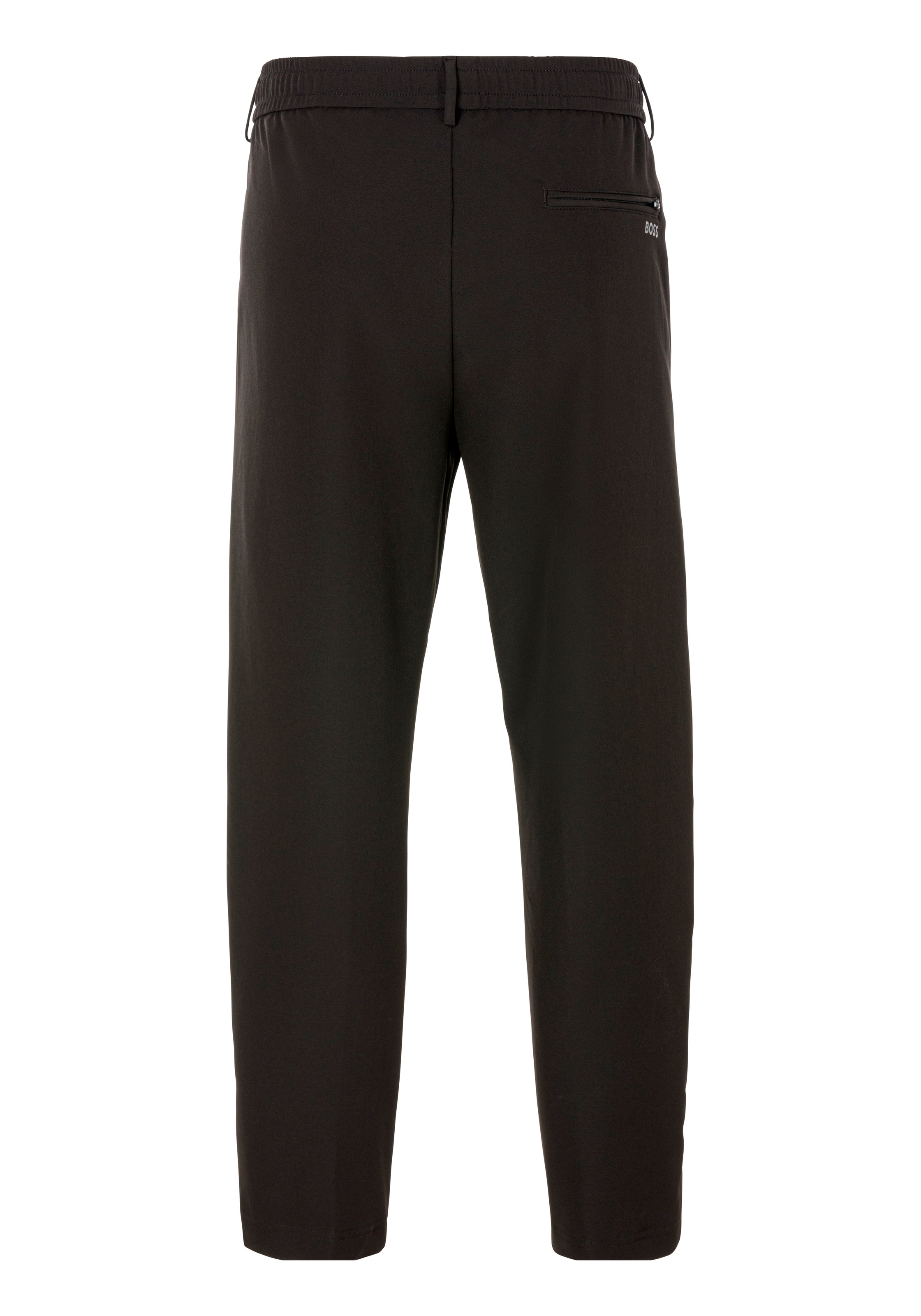 BOSS GREEN Webhose »T Convert-Pleat«, mit Zugbund und Markenlabel
