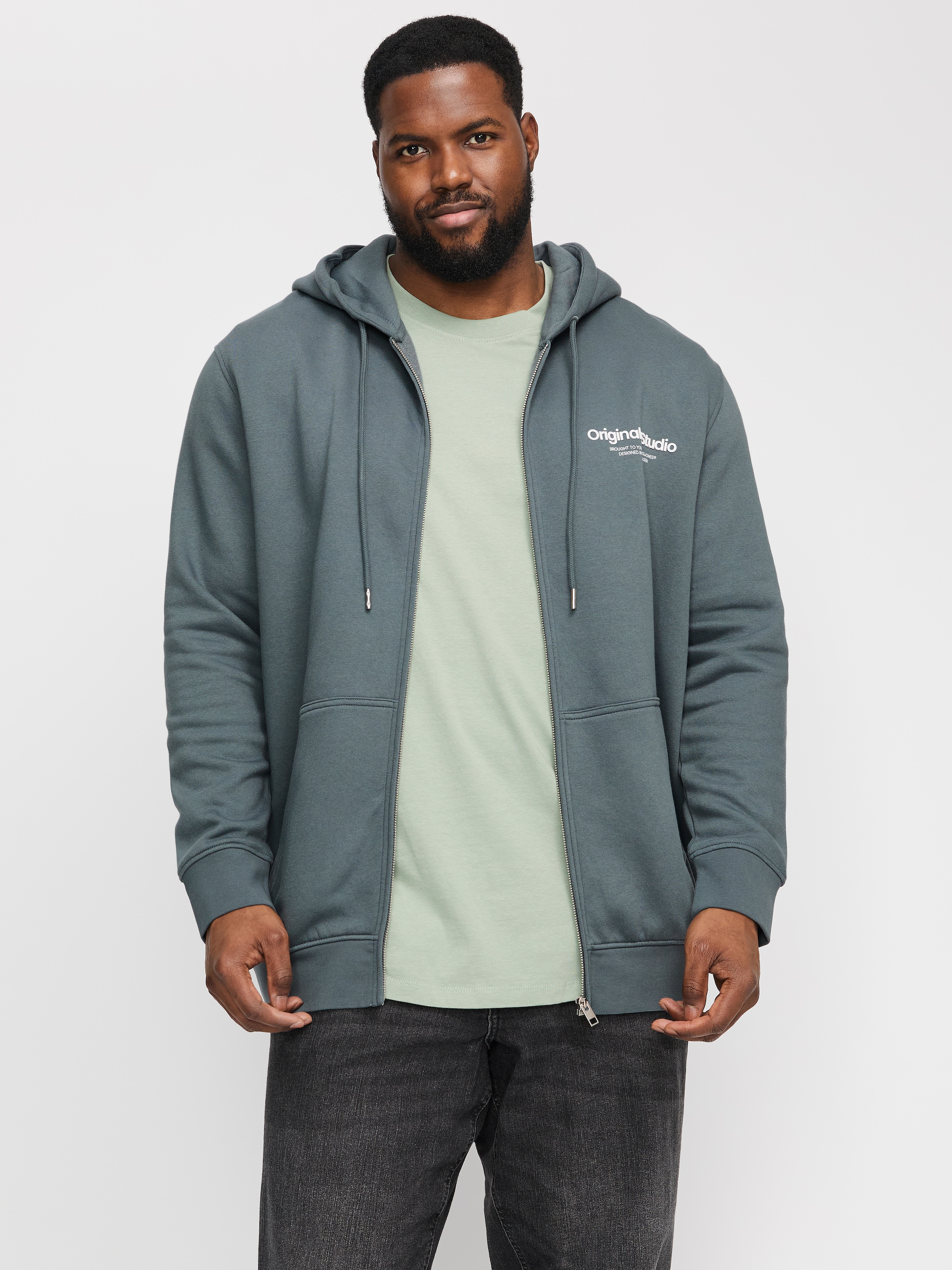 Jack & Jones PlusSize Kapuzensweatjacke »JORVESTERBRO SWEAT ZIP HOOD NOOS PLS«