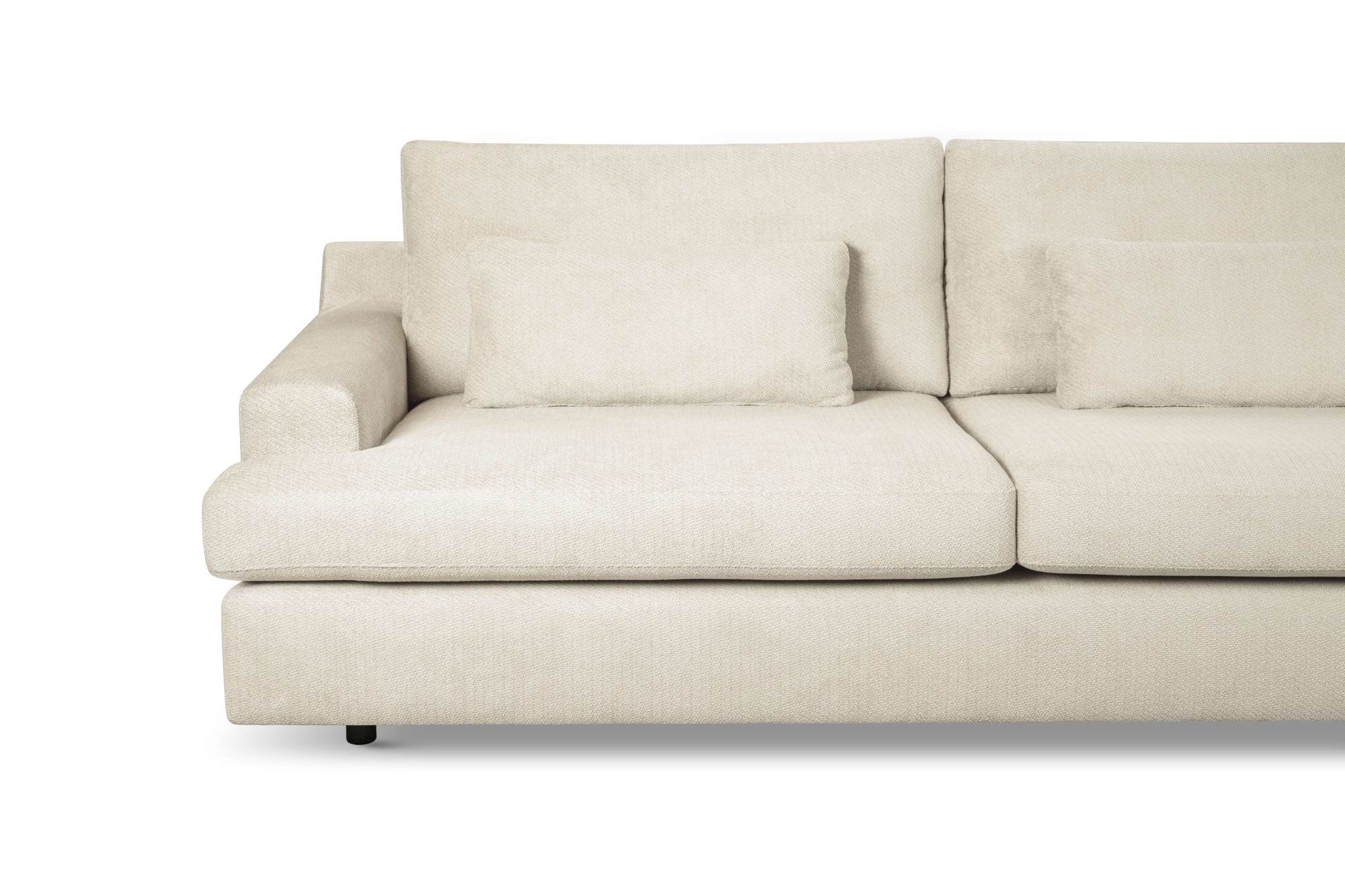Home affaire Big-Sofa »Evelle 3 Sitzer Maxi« 237 cm, tiefe Sitzfläche, Lounge-Sitzkomfort, Struktur, Breitcord