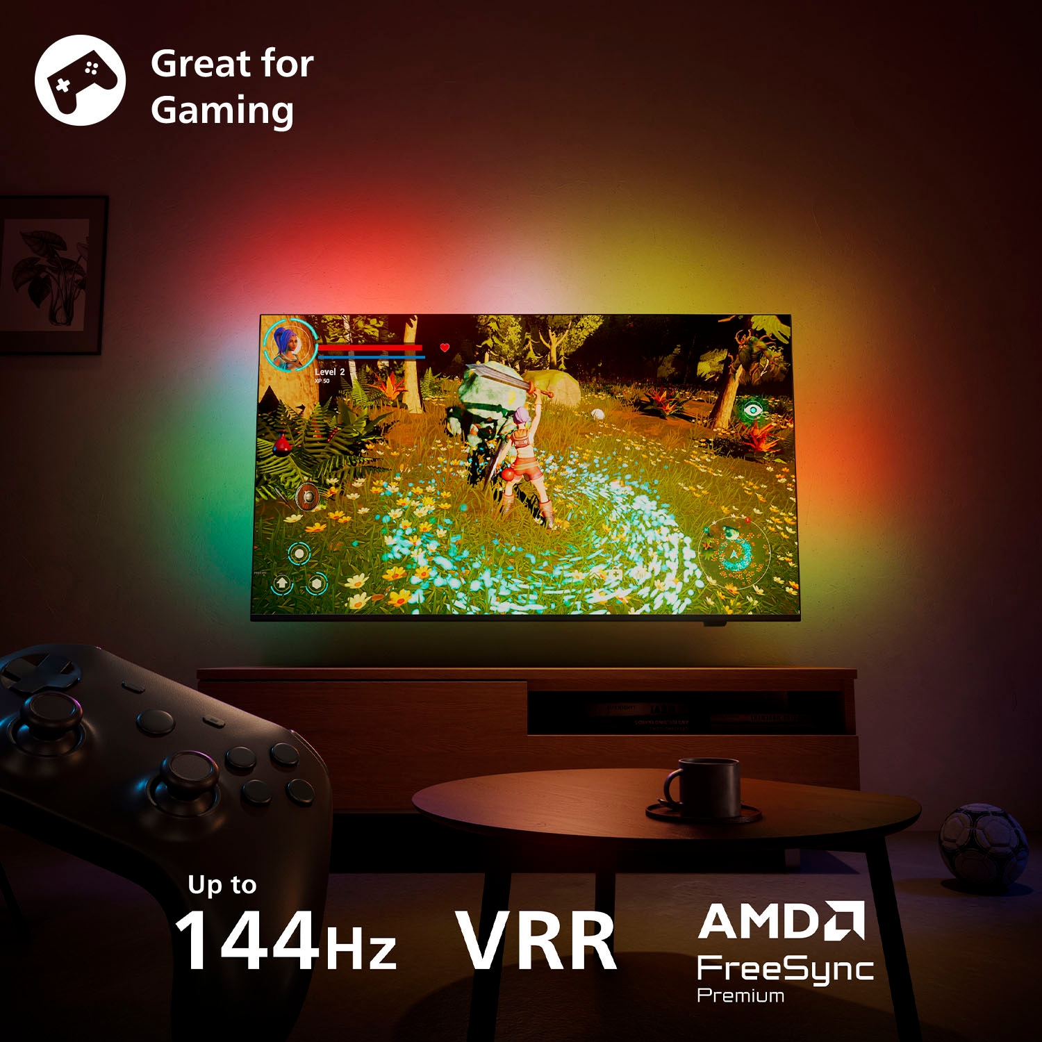 Philips QLED-Fernseher »65PUS9000/12«, Smart-TV