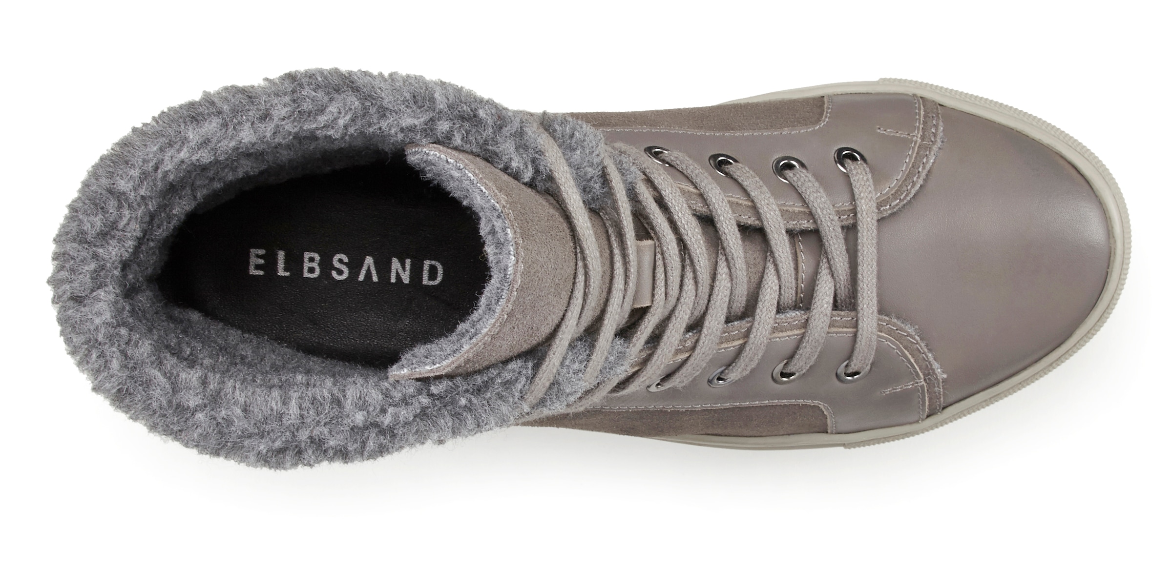 Elbsand Schnürboots, High-Top-Sneaker, Stiefelette, Winterboots aus Leder