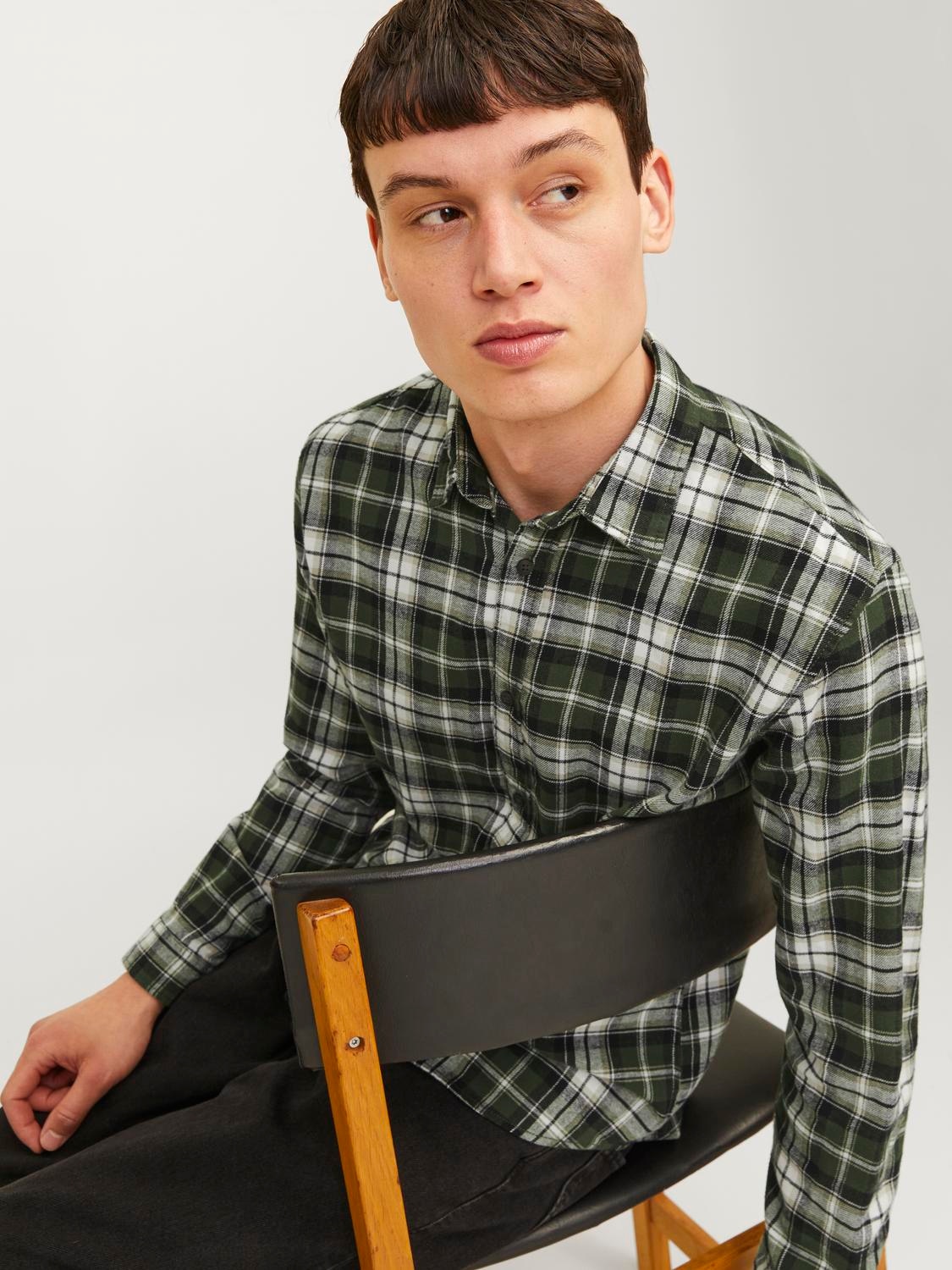 Jack & Jones Langarmhemd »JJJOSHUA FALL FLANNEL SHIRT LS«