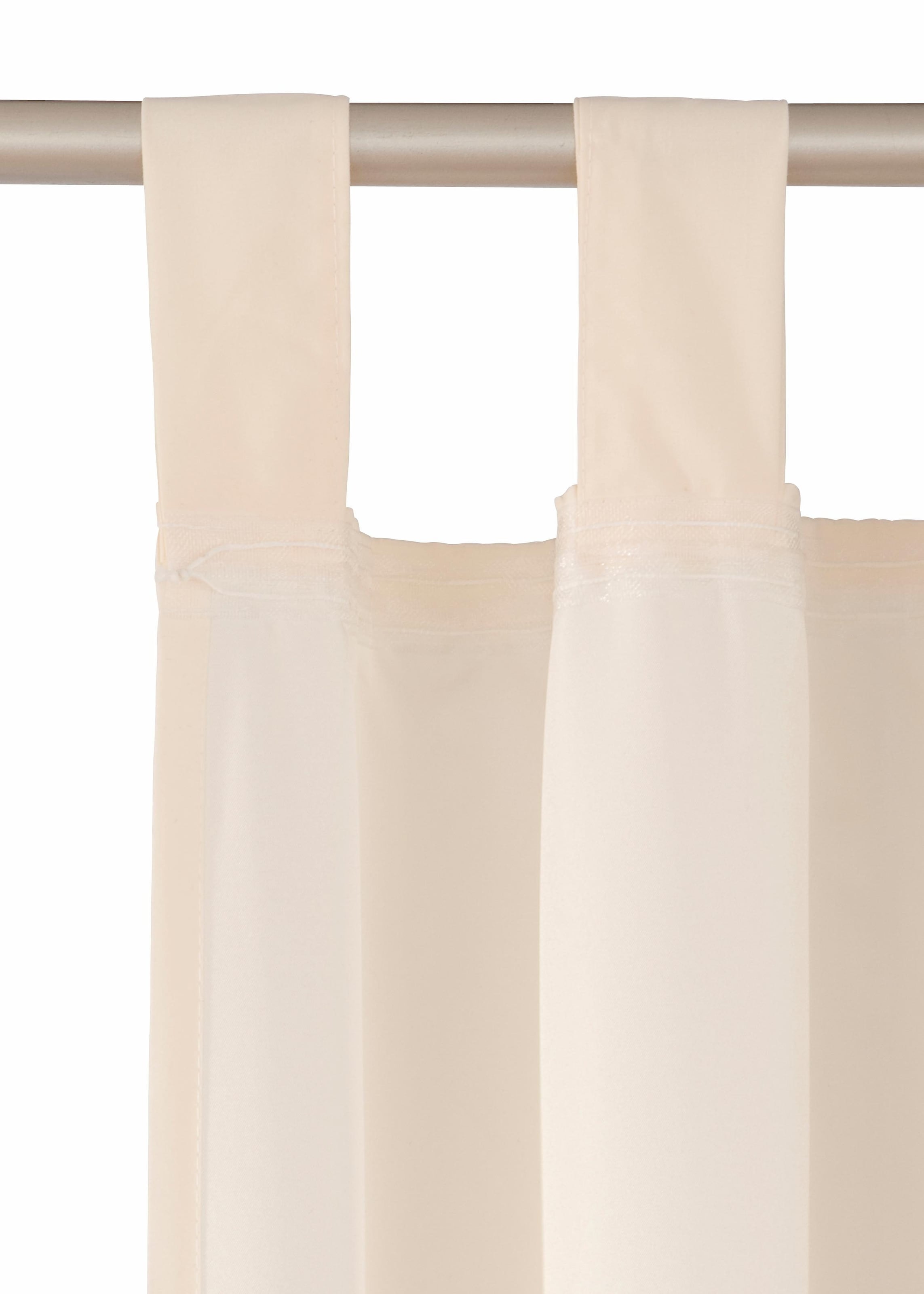 Weckbrodt Vorhang »Vito«, (1 St.), Microvelour, blickdicht, Unifarben, Gardine, Store
